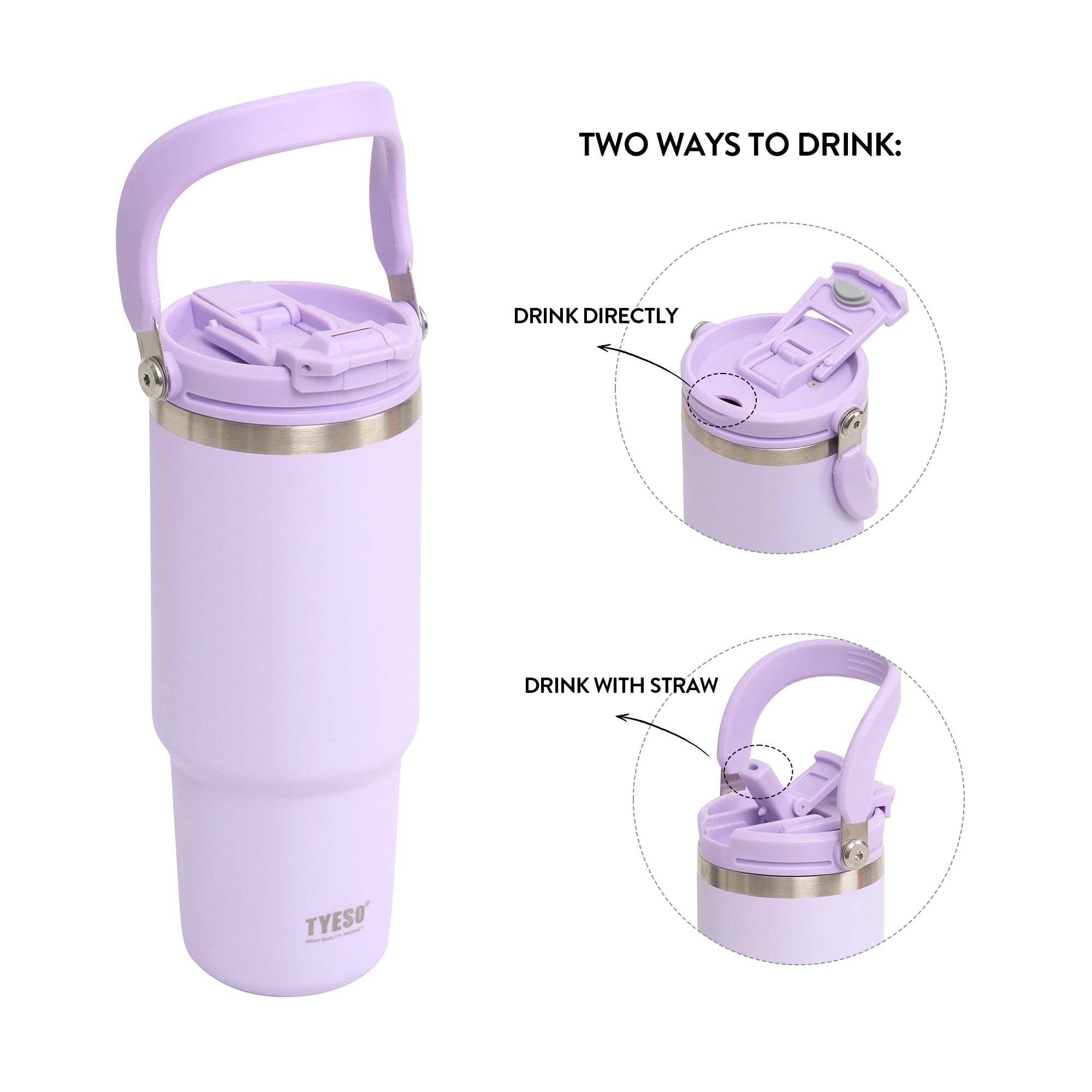 40 oz (1.2L) - ROAM Tumbler 2.0 with Flip Straw & Sip Lid