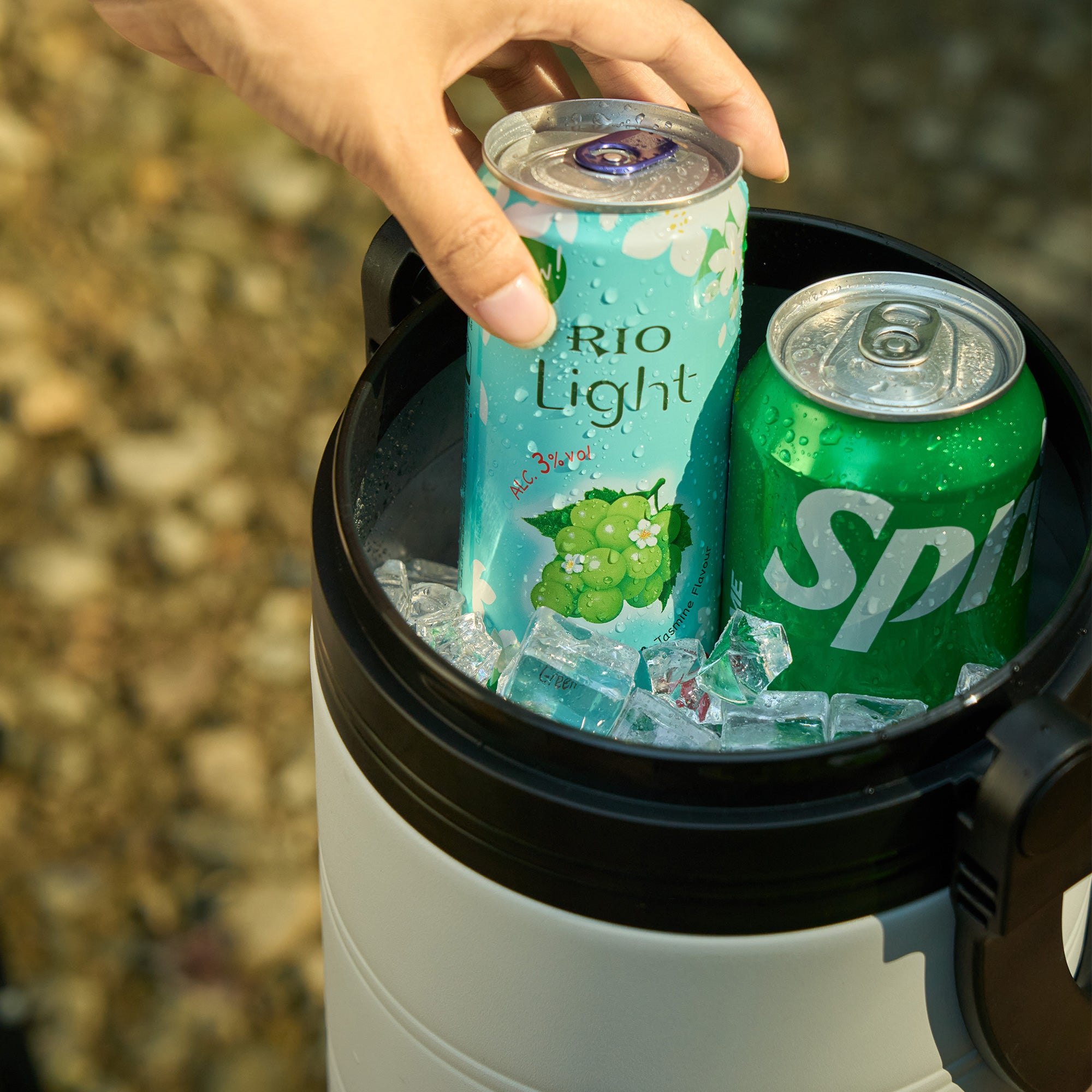 Vacuum ฉนวน PET ขวดน้ำ Cooler