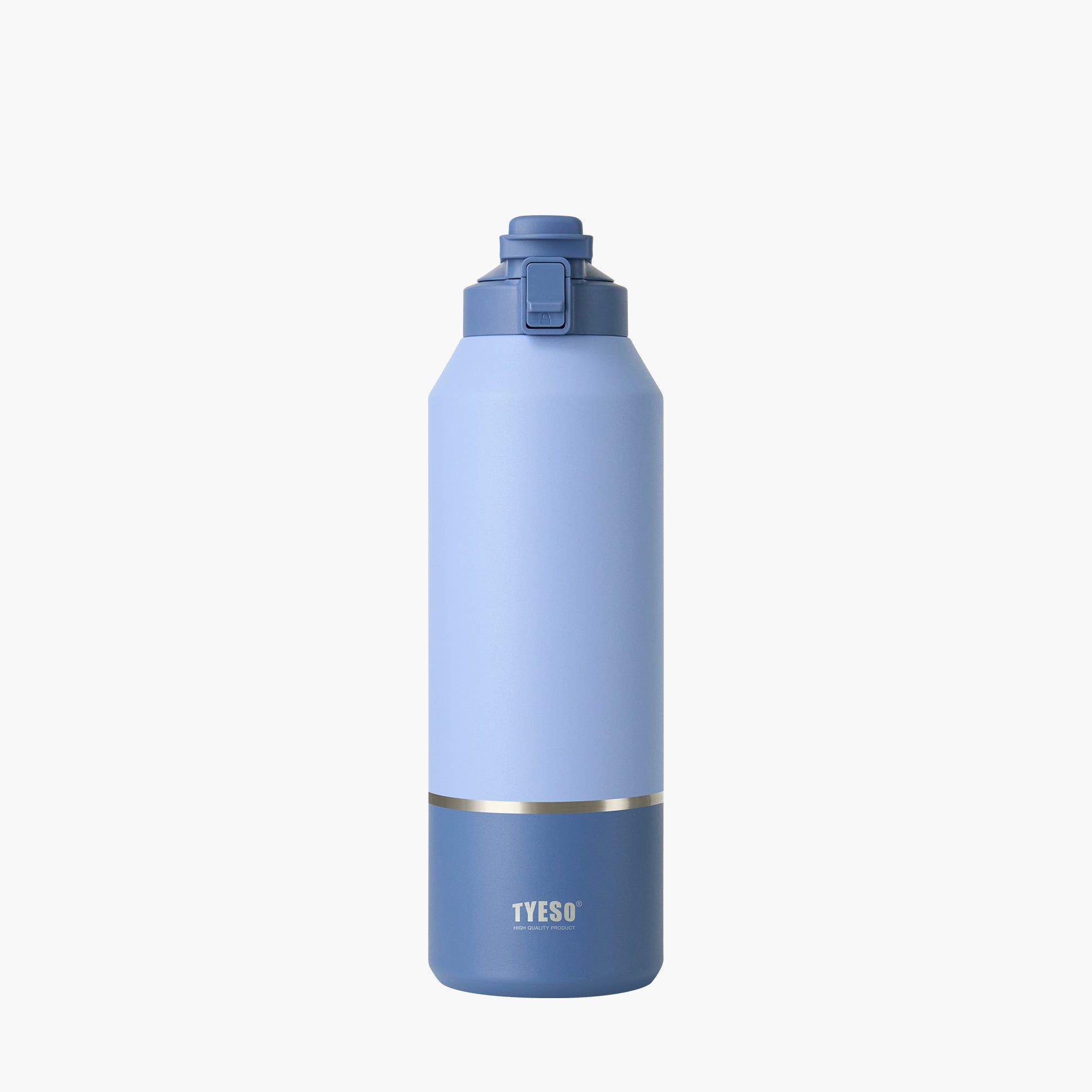 68oz(2L)- PowerFlow ColorBlock Sports Bottle with Safety Lock