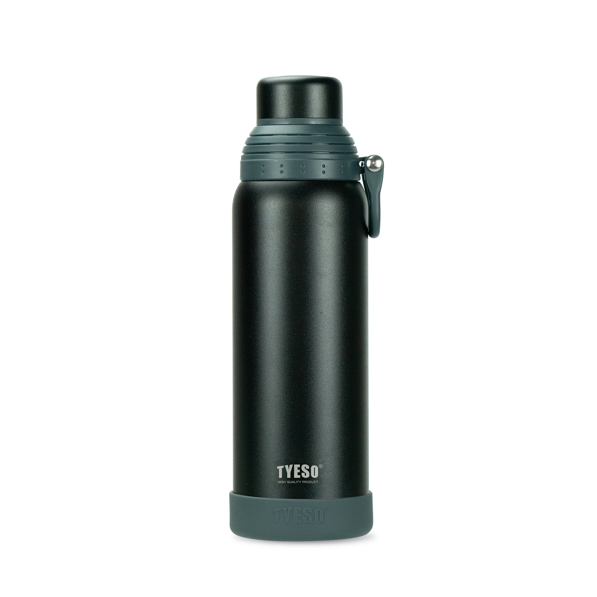Botol Air Dua Penutup dengan Pemegang dan But Silikon