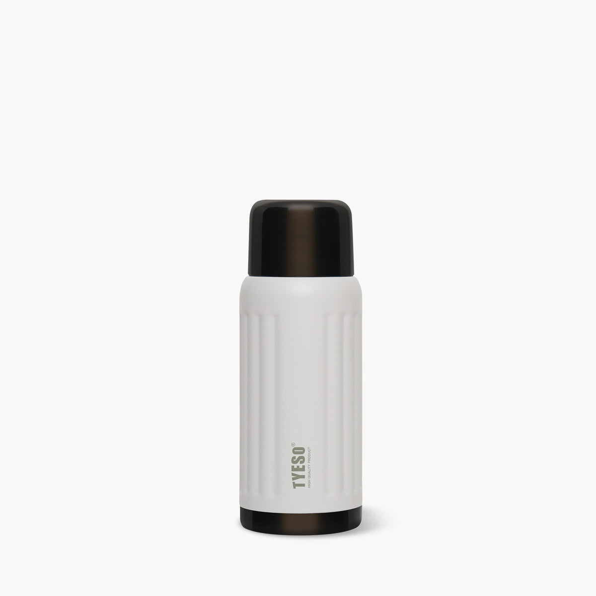 FLUTE 17 oz vacuum insulated bottle in Light Gray with cup lid #color_light-gray