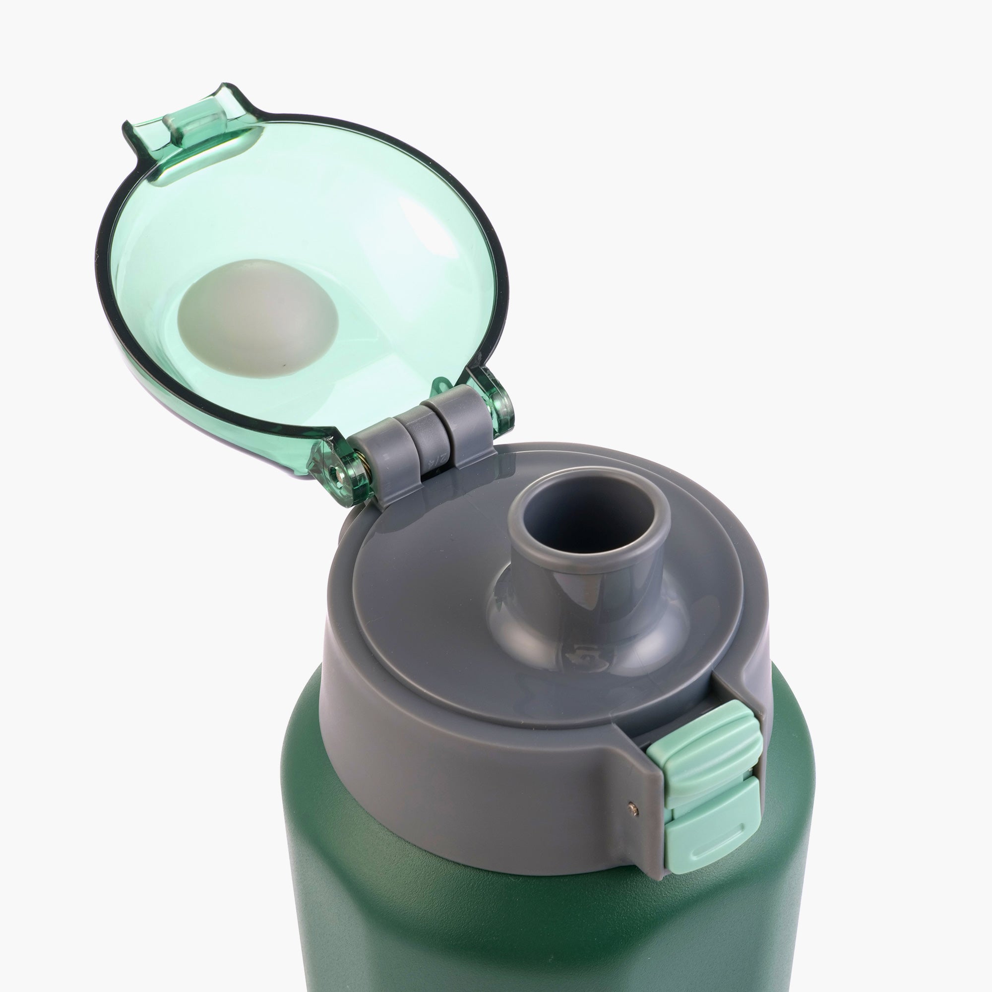 TYESO_Sports Bottle With Unique Square Shape_Green_20oz details