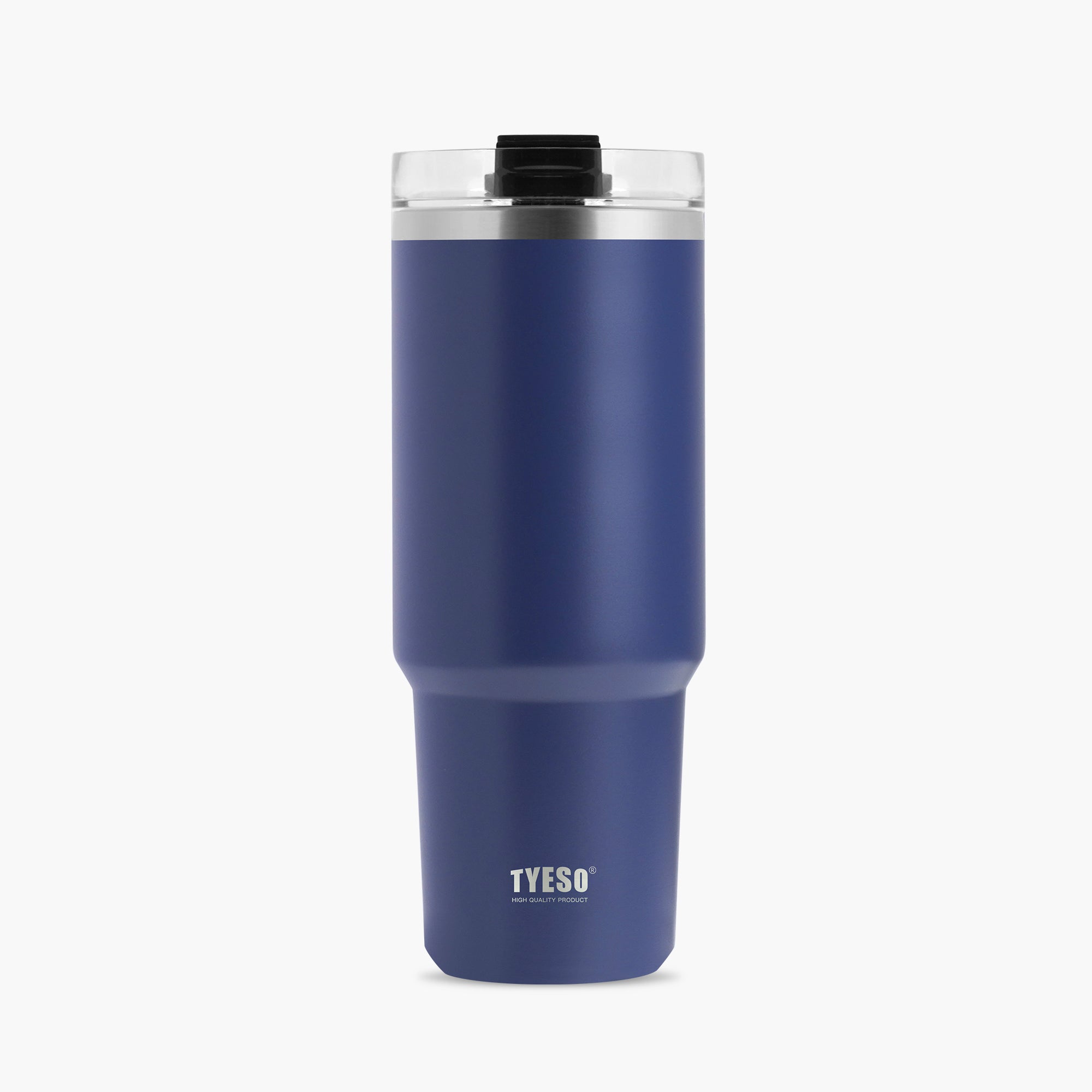 TYESO_Stainless Steel Tumbler with Straw 12_Blue_30oz