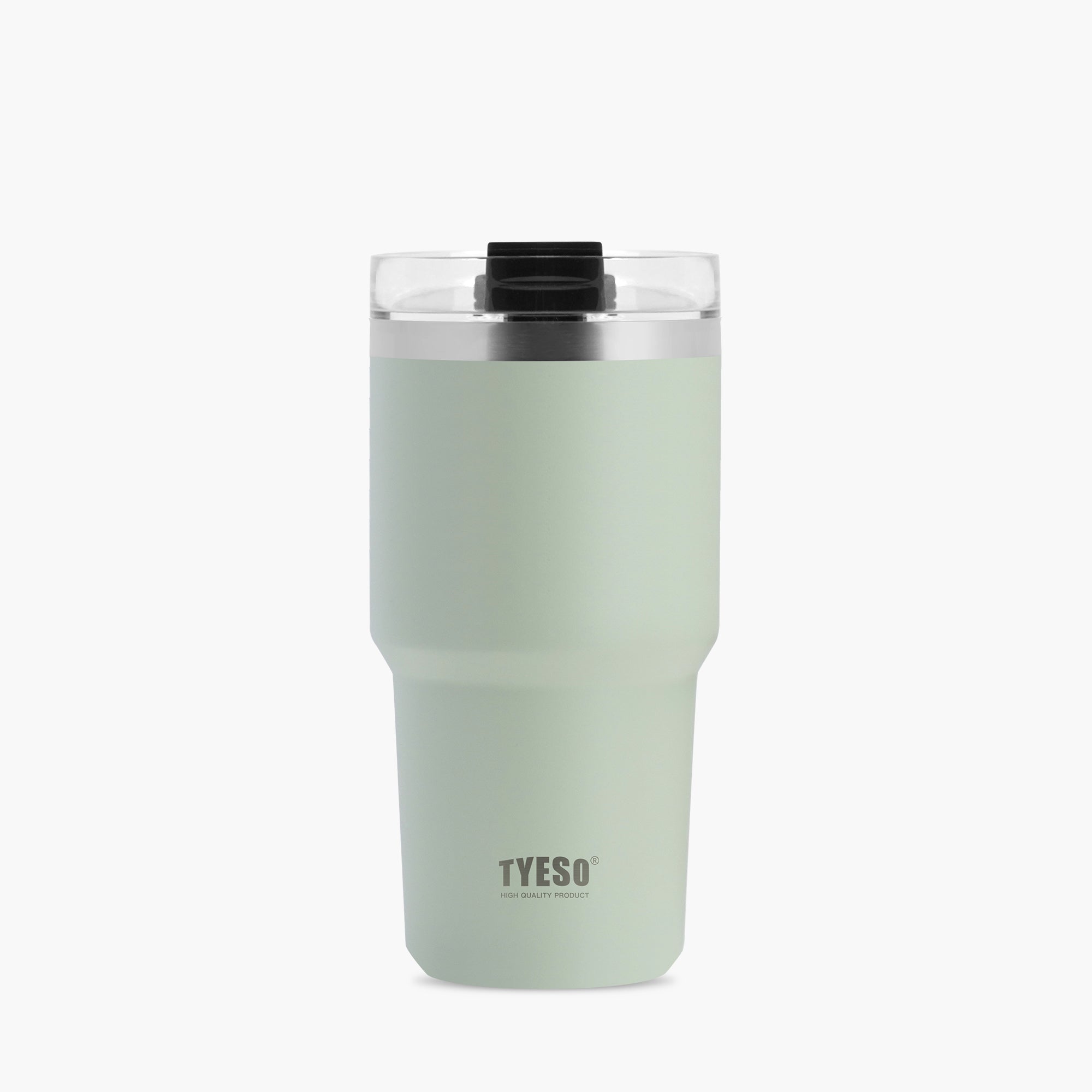TYESO_Stainless Steel Tumbler with Straw 12_Green_20oz