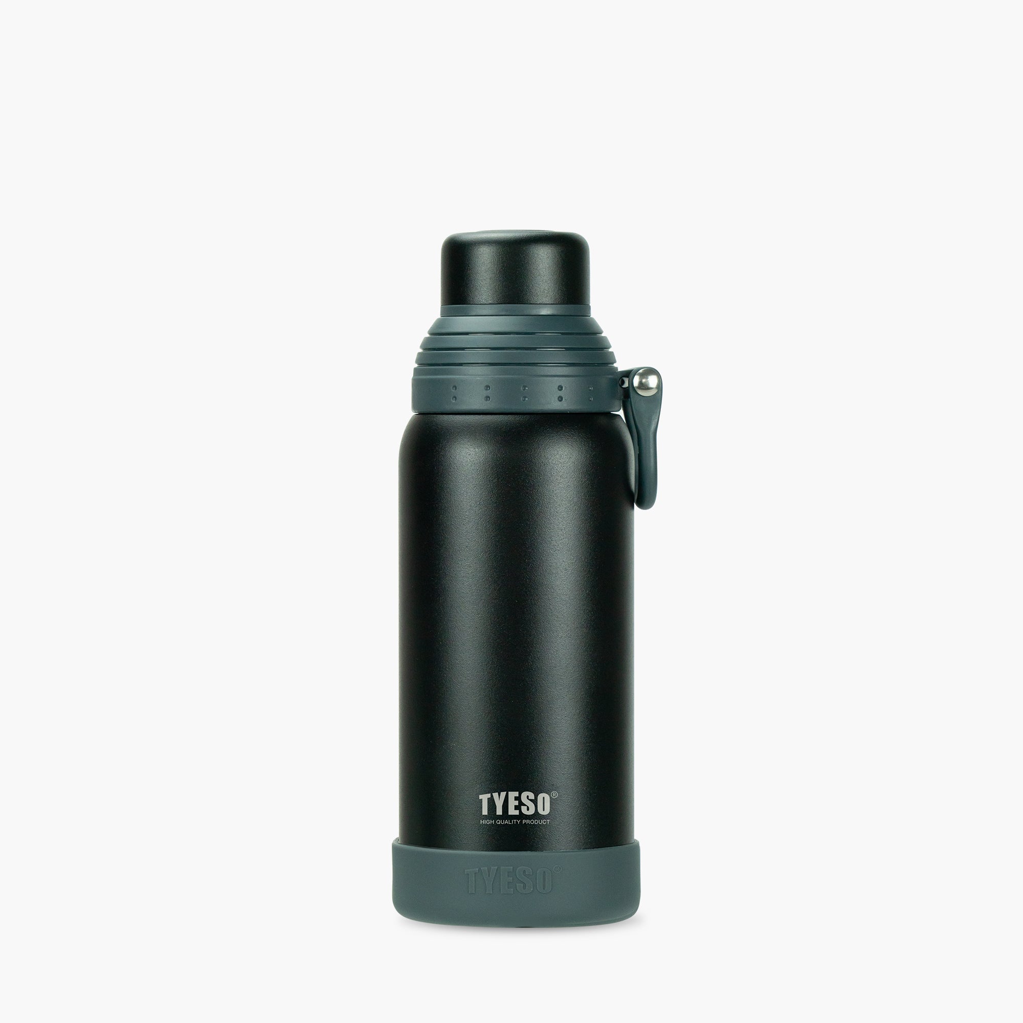 TYESO_Switch Lid Water Bottle with Handle_Black_20oz