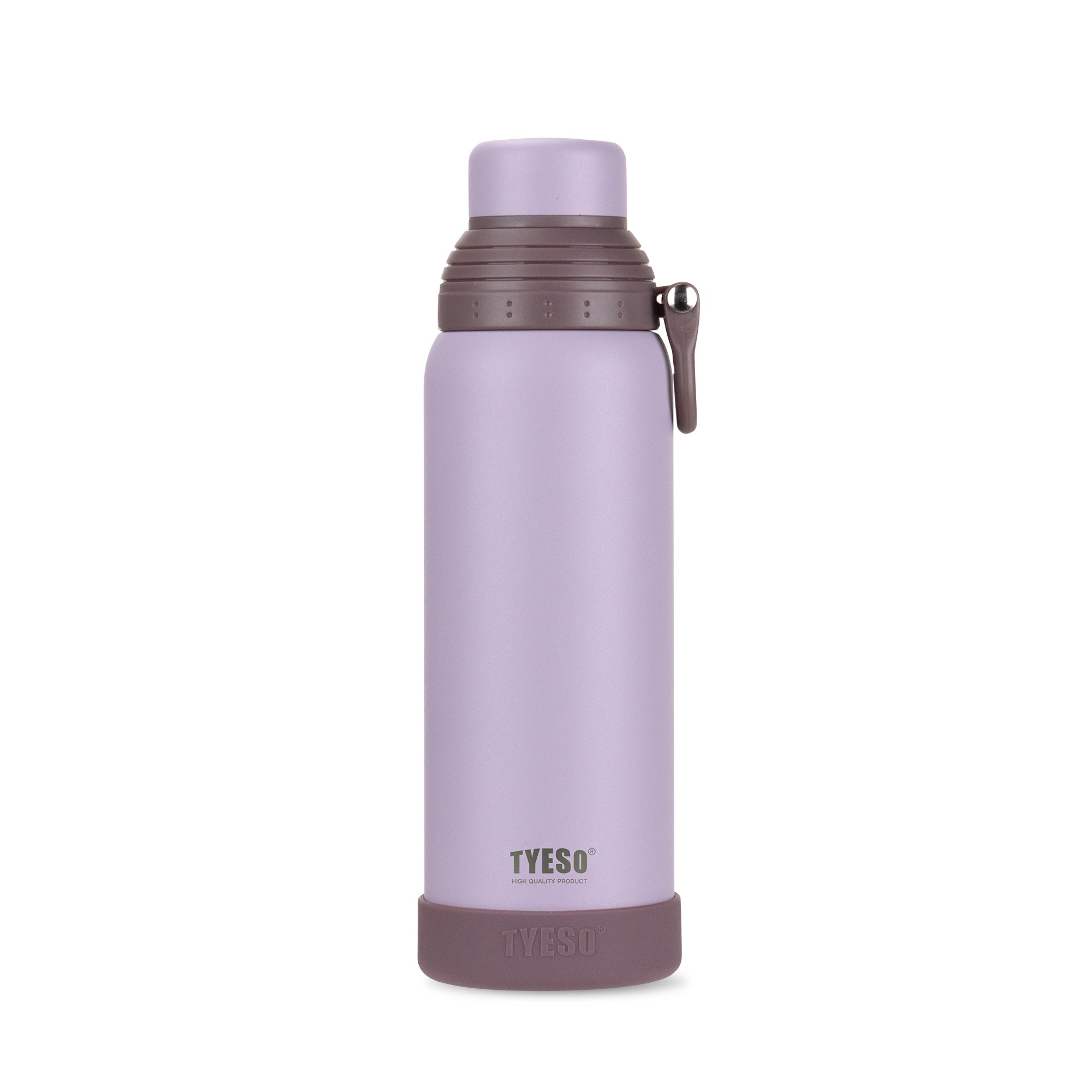 Botol Air Dua Penutup dengan Pemegang dan But Silikon