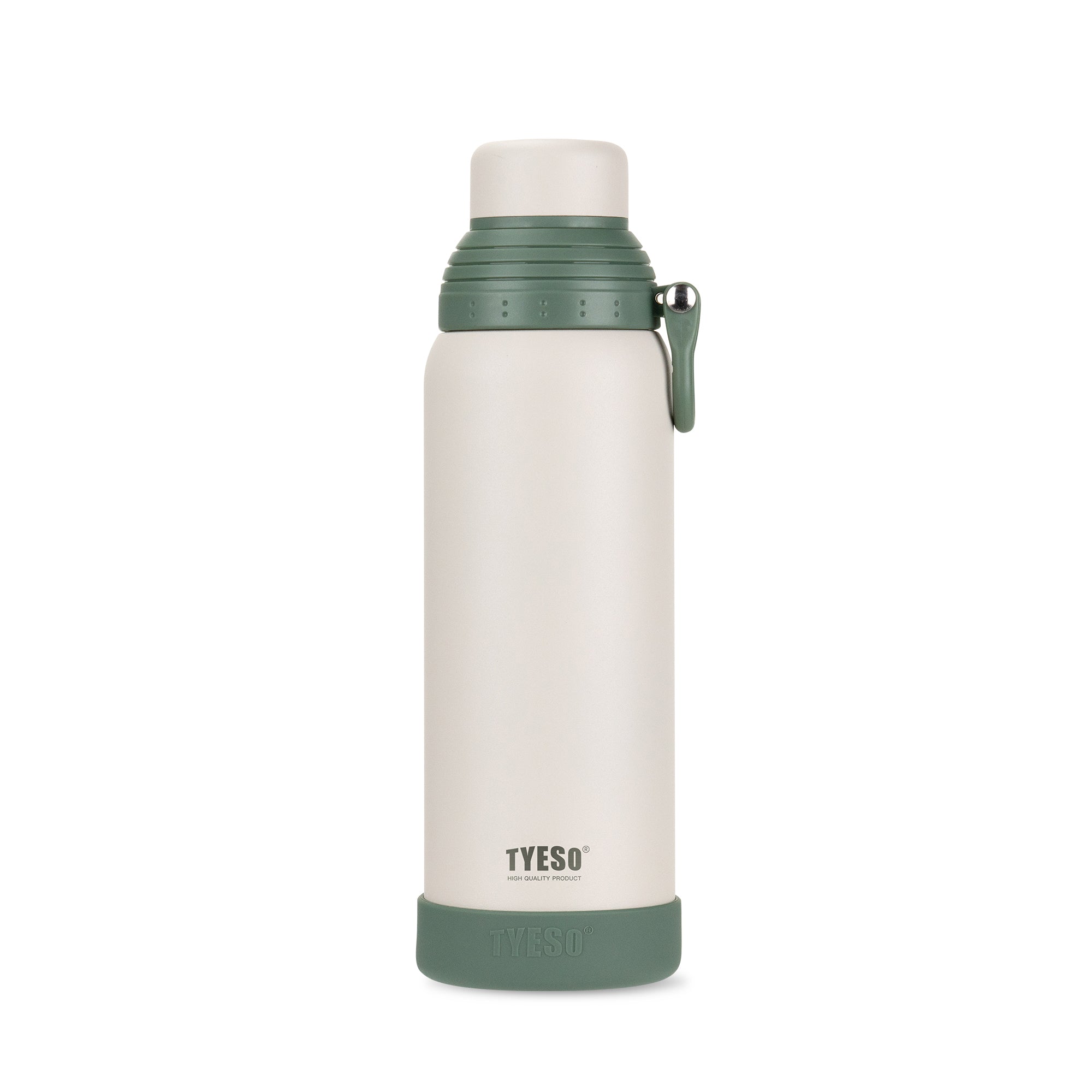 Botol Air Dua Penutup dengan Pemegang dan But Silikon