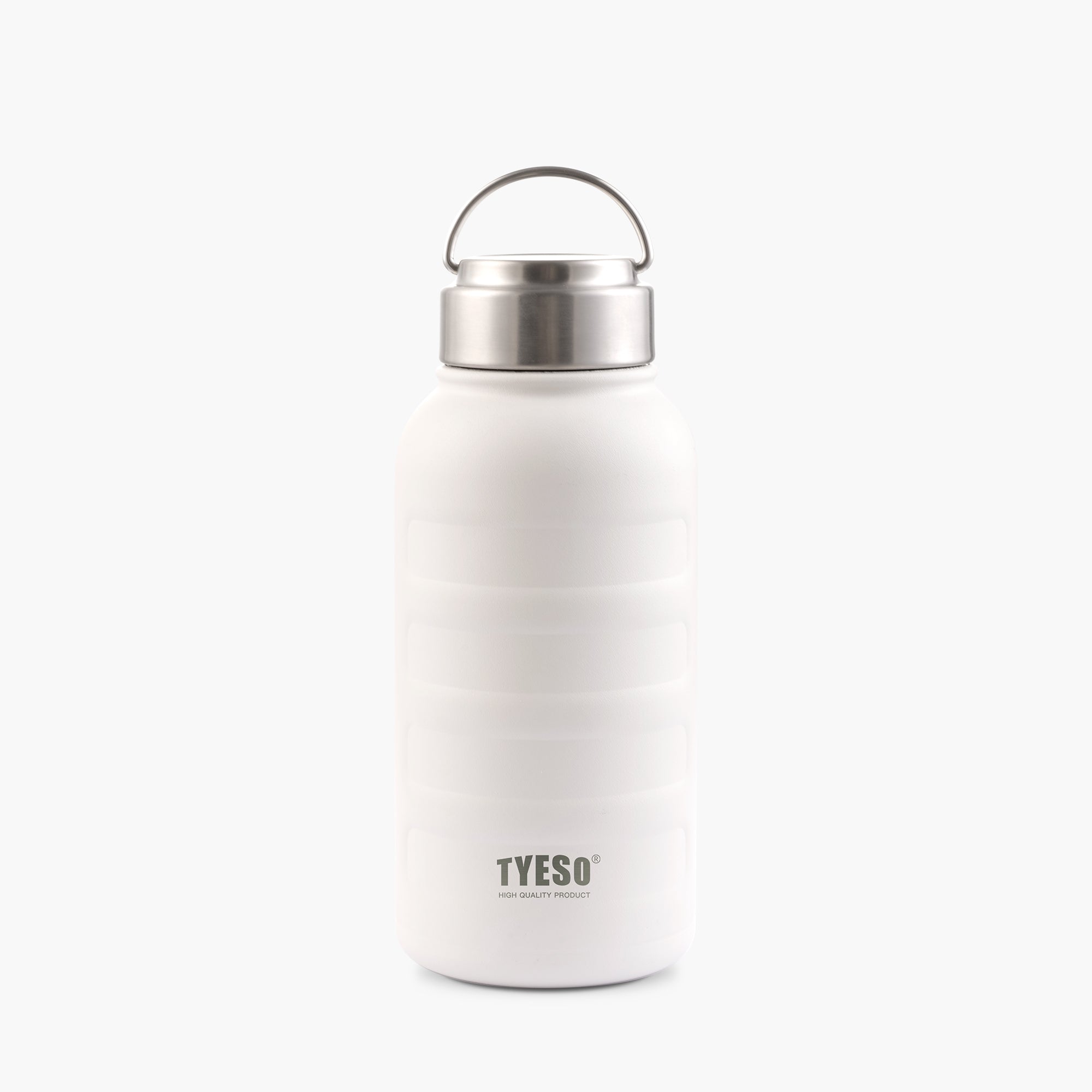 TYESO ASCENT Portable Sports Bottle with lovely shape in White, 25 oz – carry handle detail #color_white