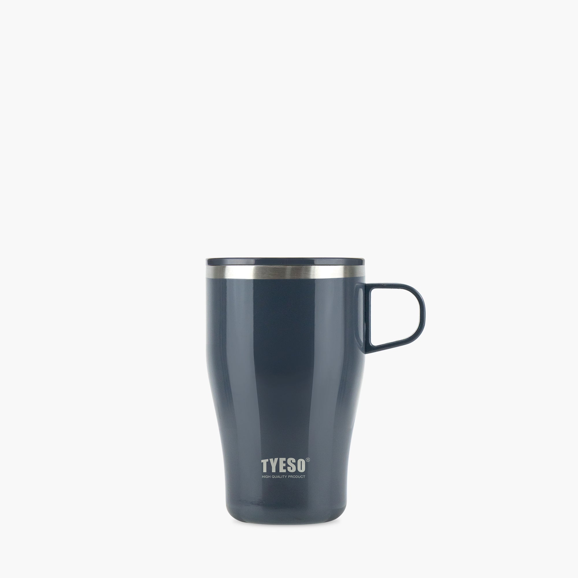 TYESO BRISK Slide Lid Coffee Mug in Gray, 14 oz #color_gray