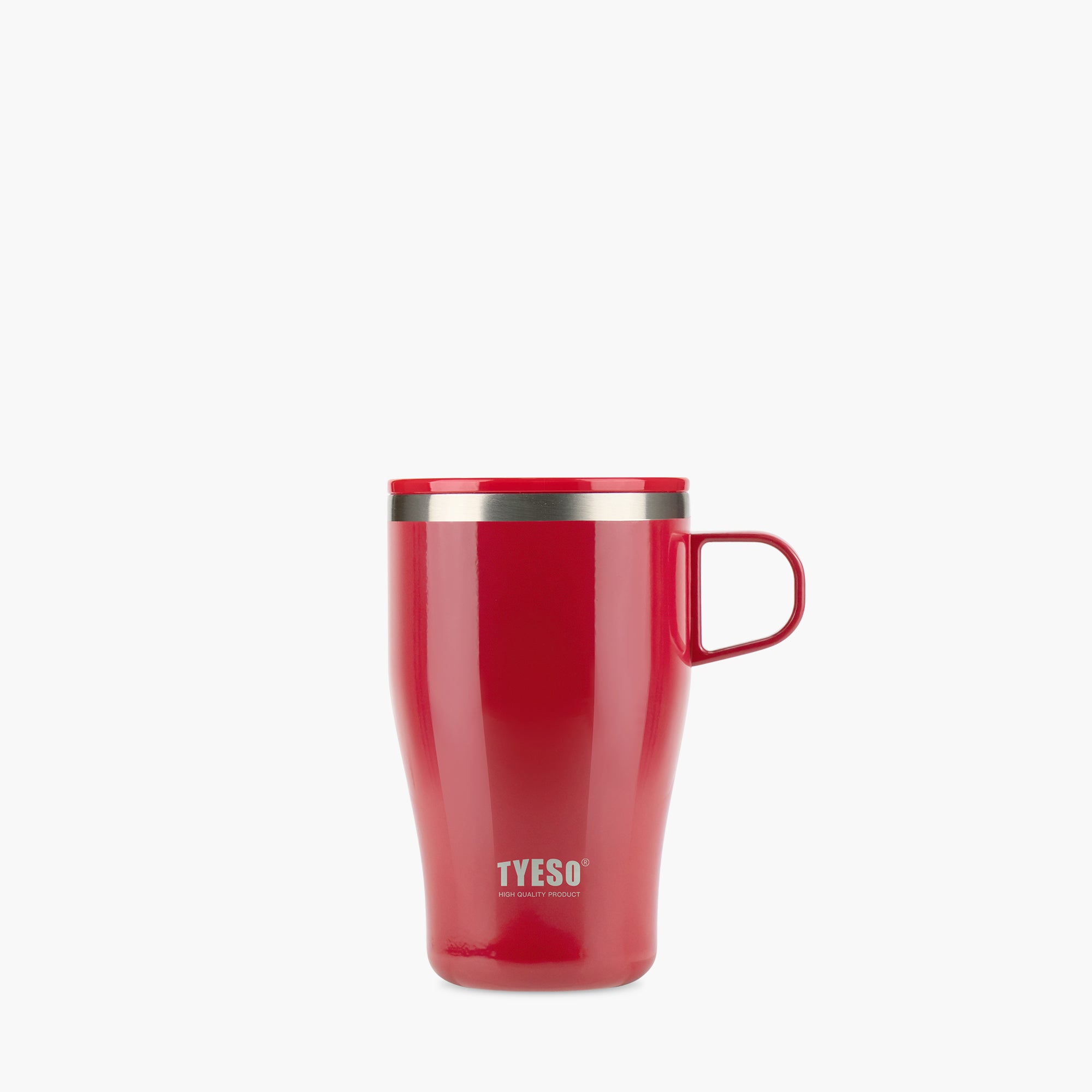 TYESO BRISK Slide Lid Coffee Mug in Red, 14 oz #color_red