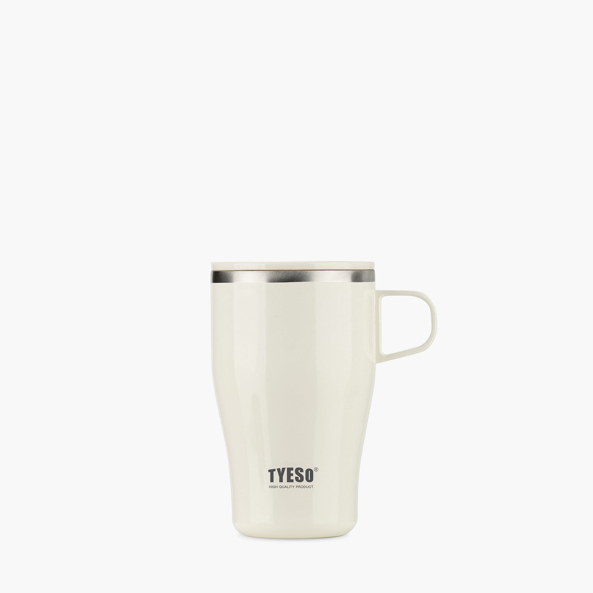 TYESO BRISK Slide Lid Coffee Mug in White, 14 oz #color_white