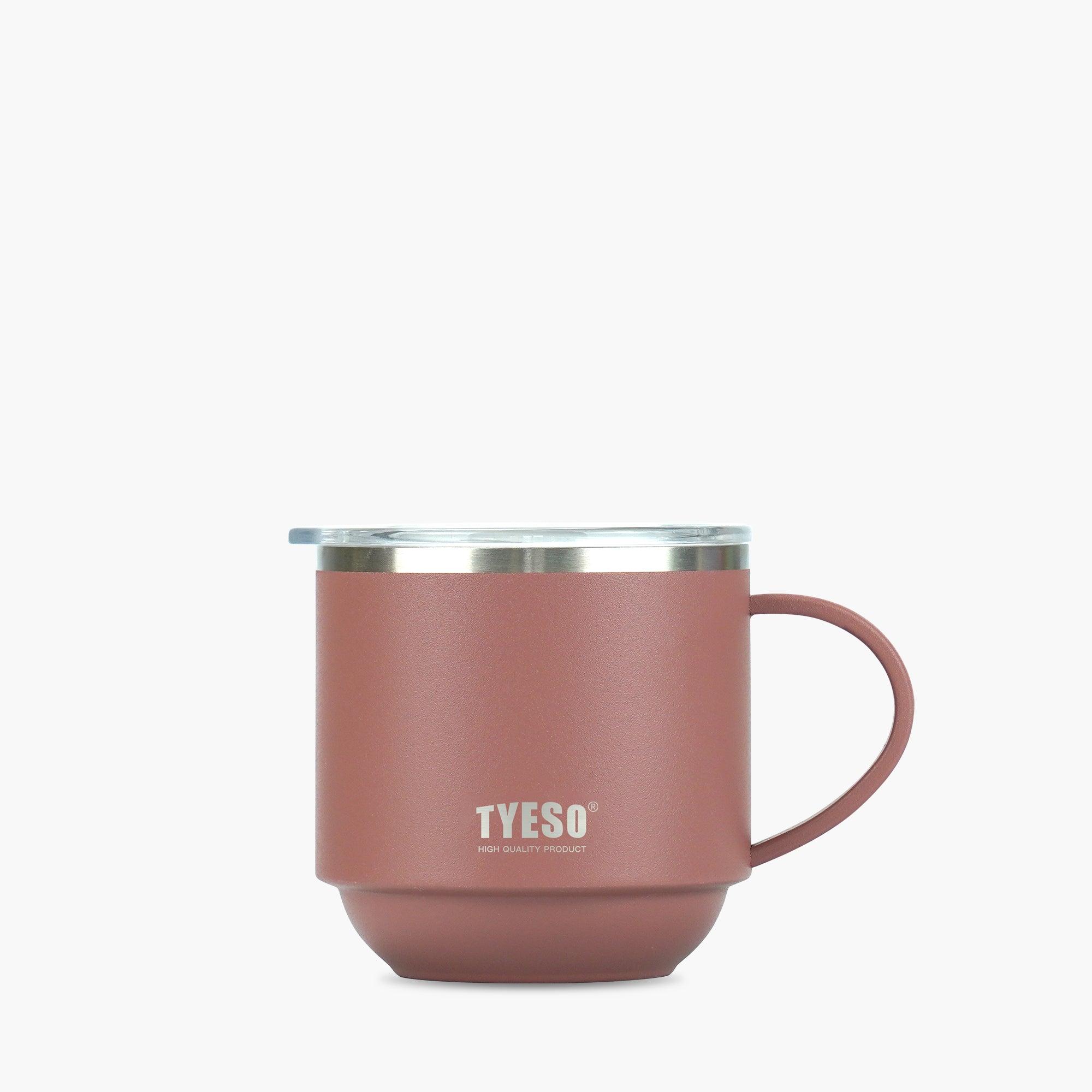 TYESO DOCK Stackable Coffee Mug in Pink, 11 oz #color_pink