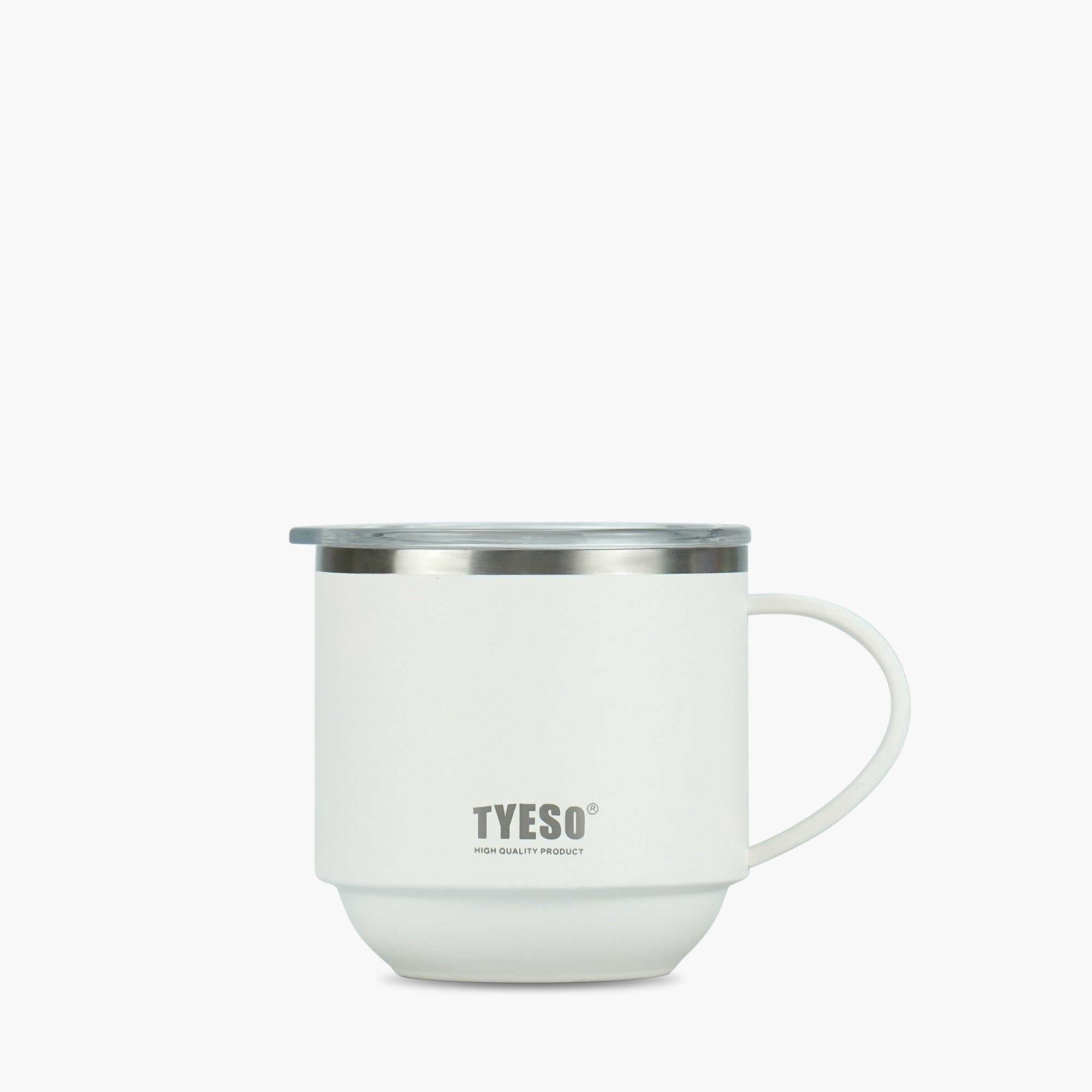 TYESO DOCK Stackable Coffee Mug in White, 11 oz #color_white