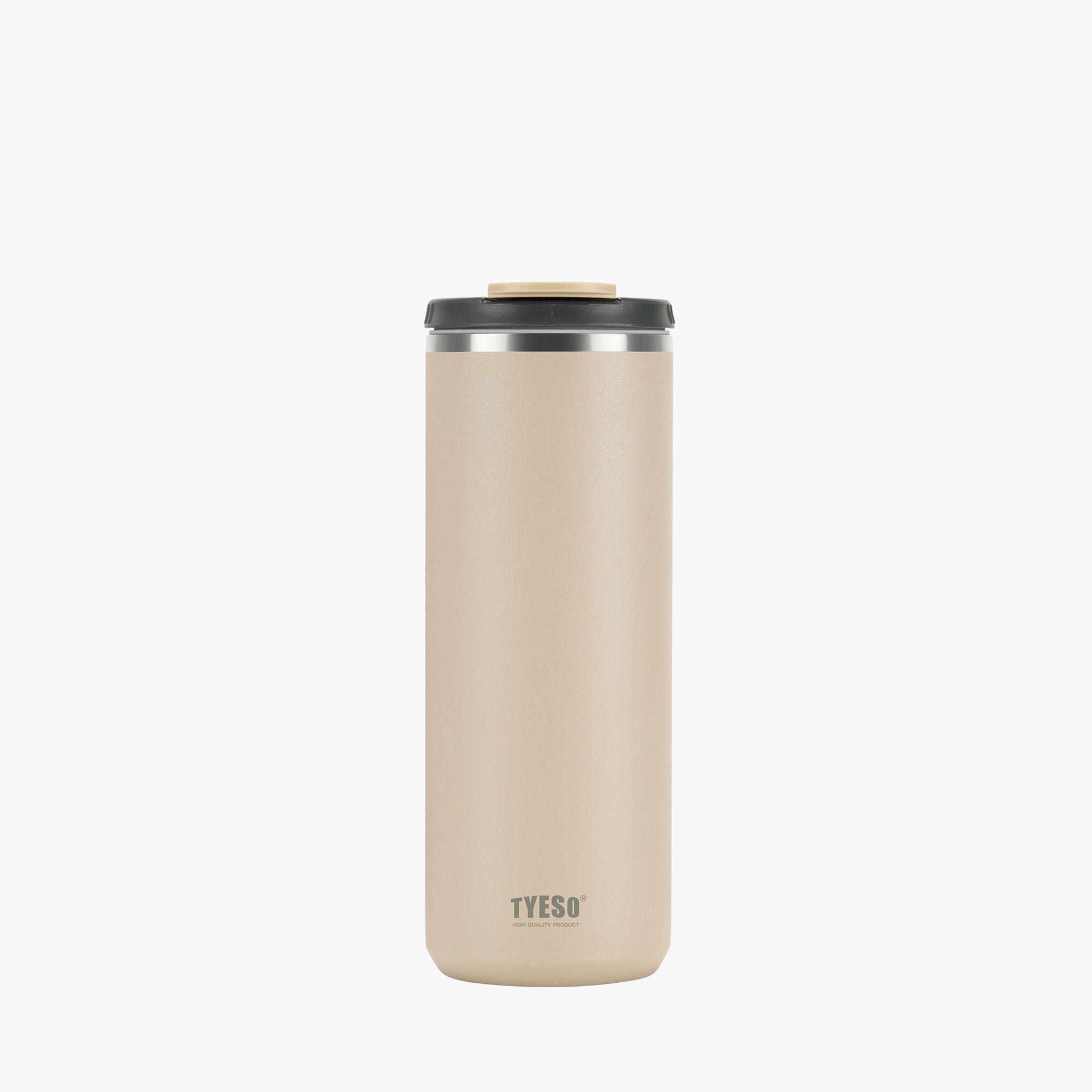 TYESO EON 2.0 Coffee Tumbler in Khaki, 25 oz – lid detail #color_khaki