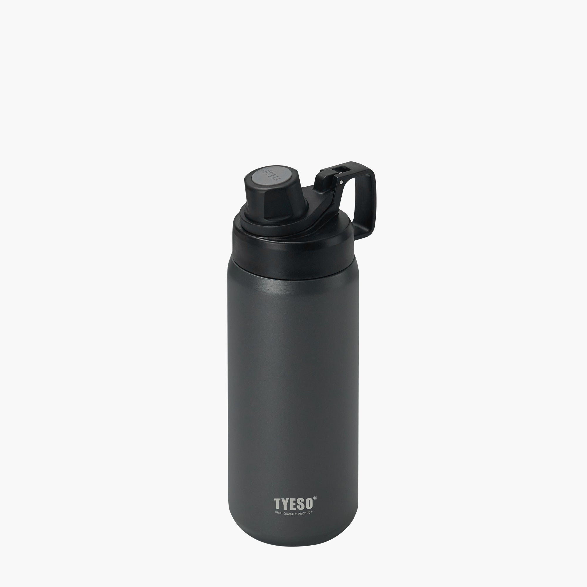 TYESO FIZZ HAZE Sports Bottle with Soft Spout in Black, 25 oz – carry handle detail #color_black
