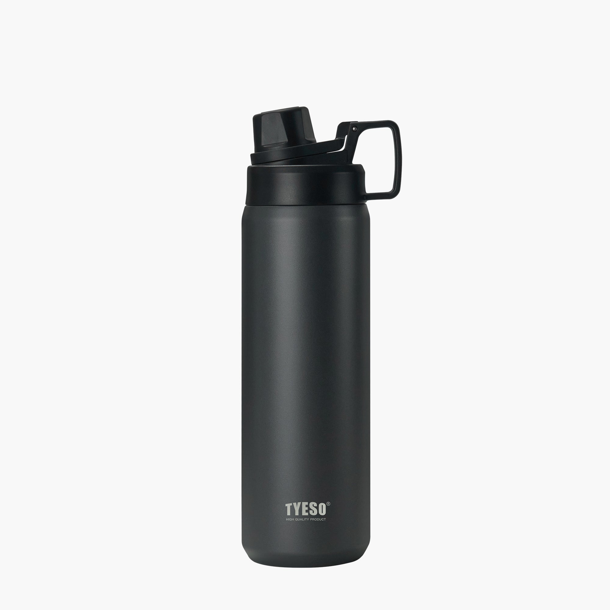 TYESO FIZZ HAZE Sports Bottle with Soft Spout in Black, 30 oz – carry handle detail #color_black