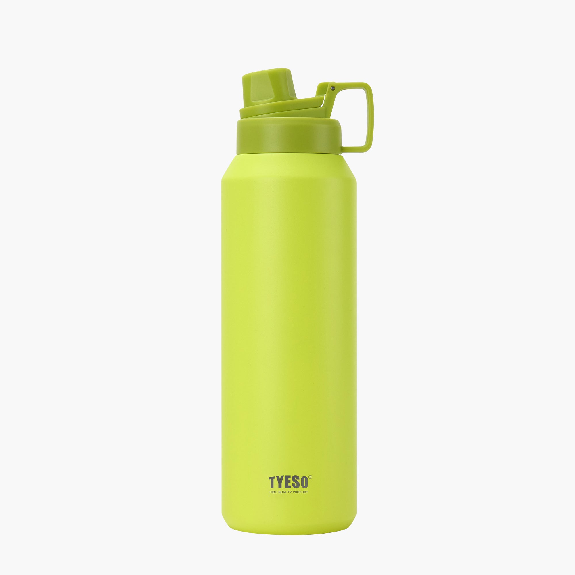 TYESO FIZZ HAZE Sports Bottle with Soft Spout in Green, 50 oz – carry handle detail #color_green