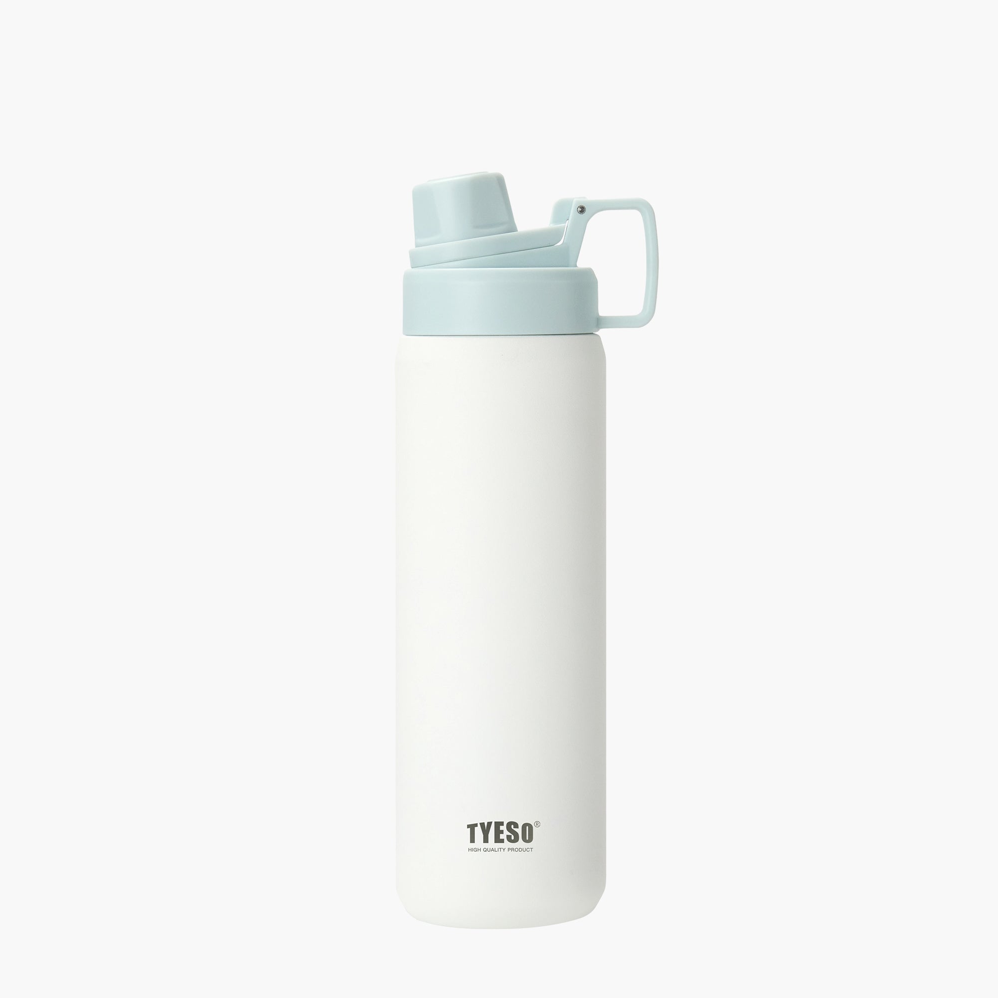 TYESO FIZZ HAZE Sports Bottle with Soft Spout in White, 30 oz – carry handle detail #color_white