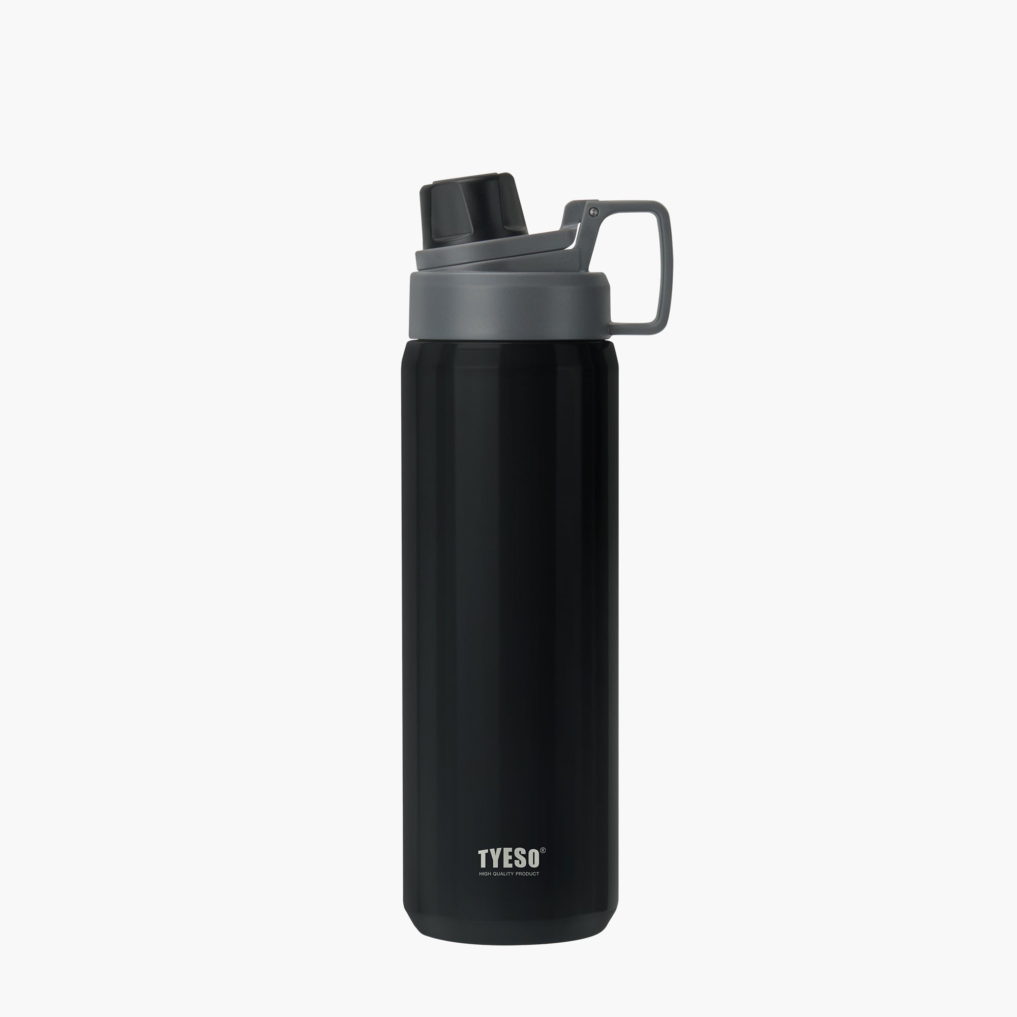 TYESO FIZZ Sports Bottle with Handle in Black, 30 oz – carry handle detail #color_black