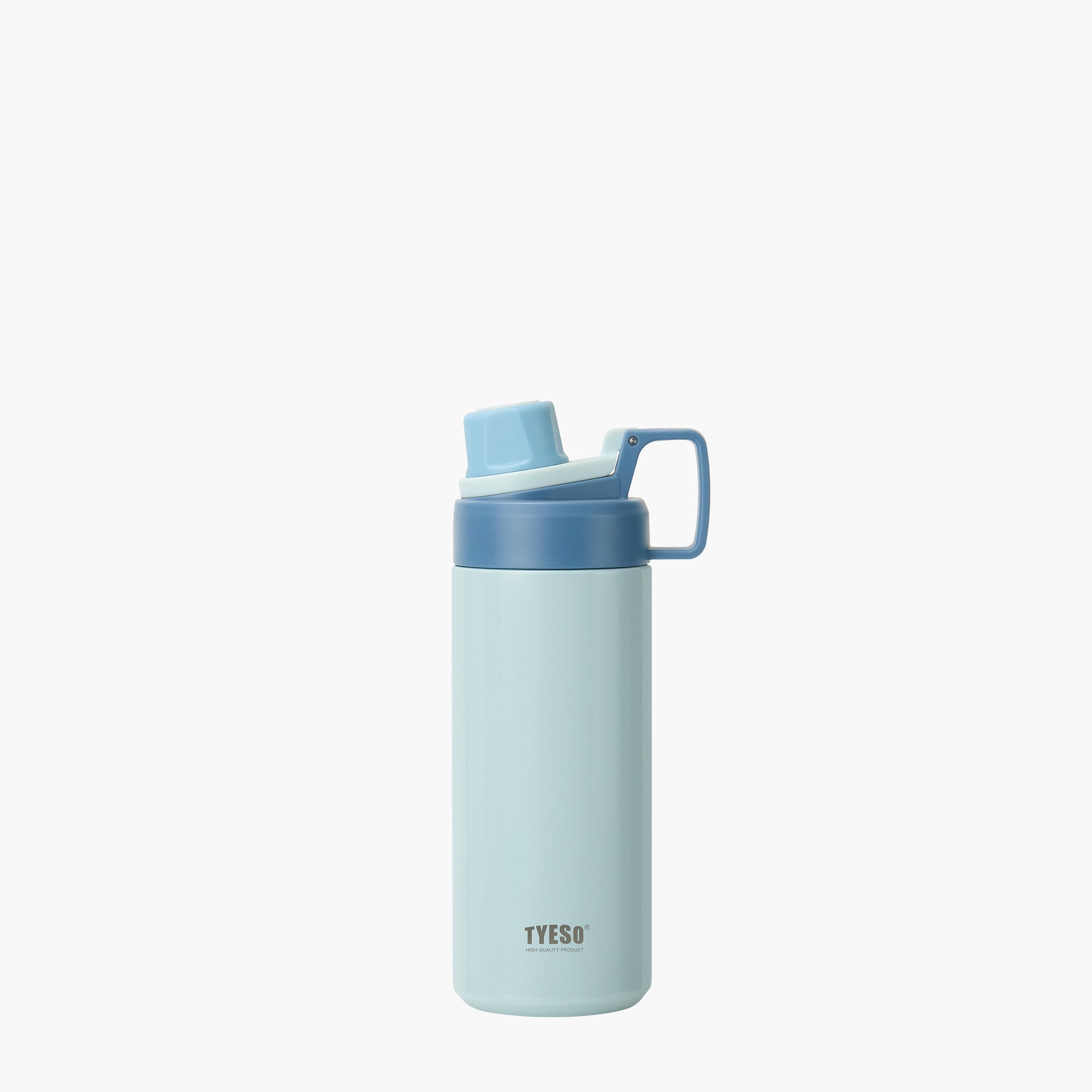TYESO FIZZ Sports Bottle with Handle in Blue, 20 oz – carry handle detail #color_blue