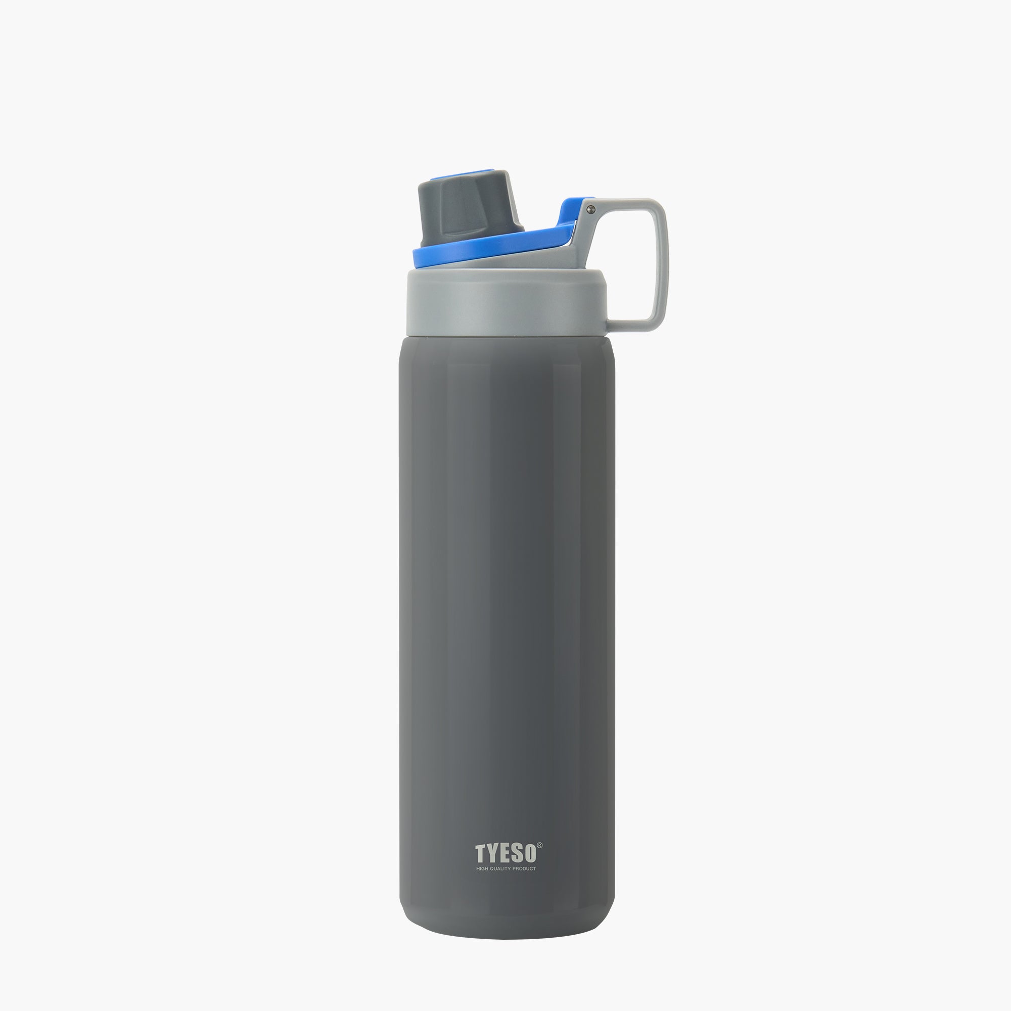 TYESO FIZZ Sports Bottle with Handle in Gray, 30 oz – carry handle detail #color_gray