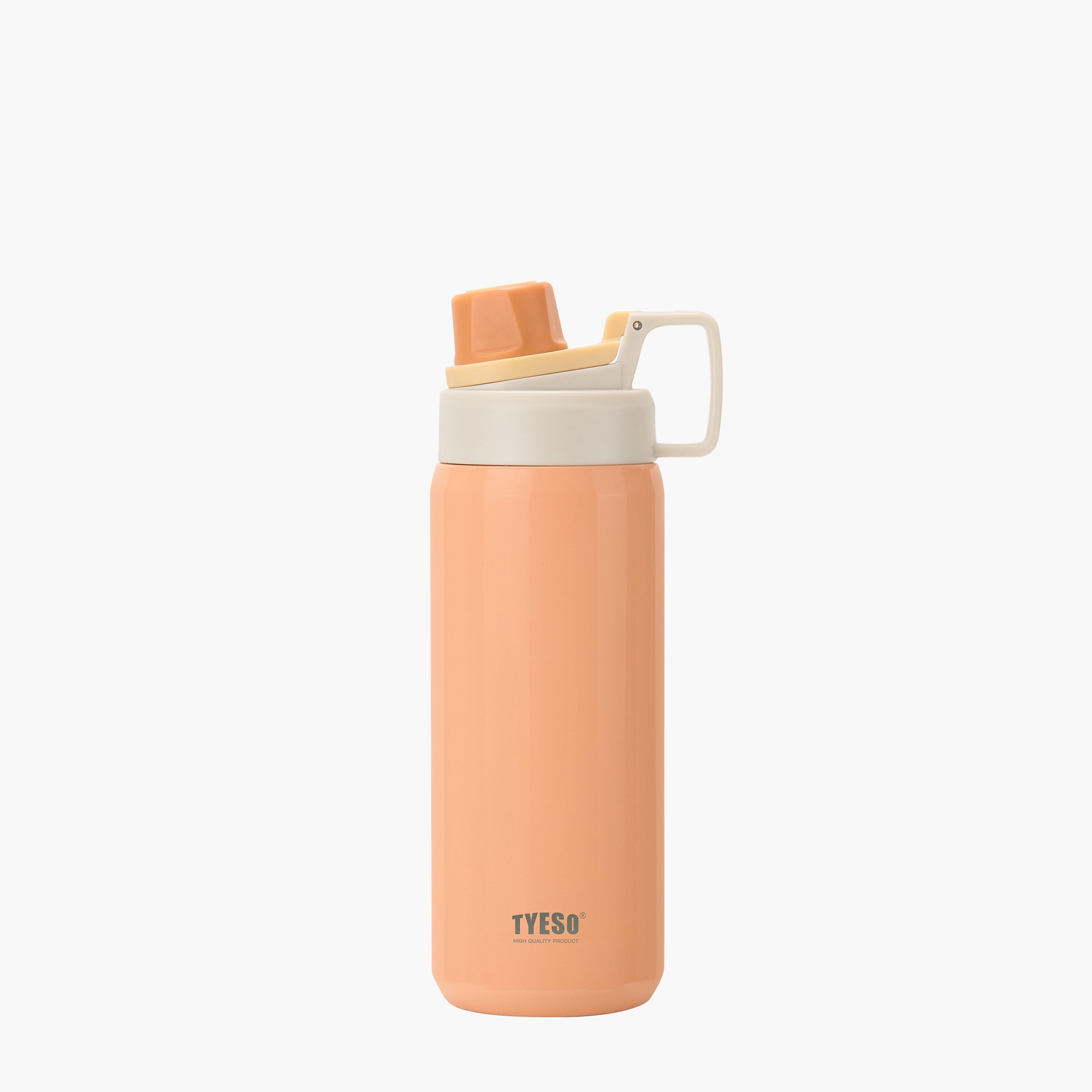 TYESO FIZZ Sports Bottle with Handle in Orange, 25 oz – carry handle detail #color_orange