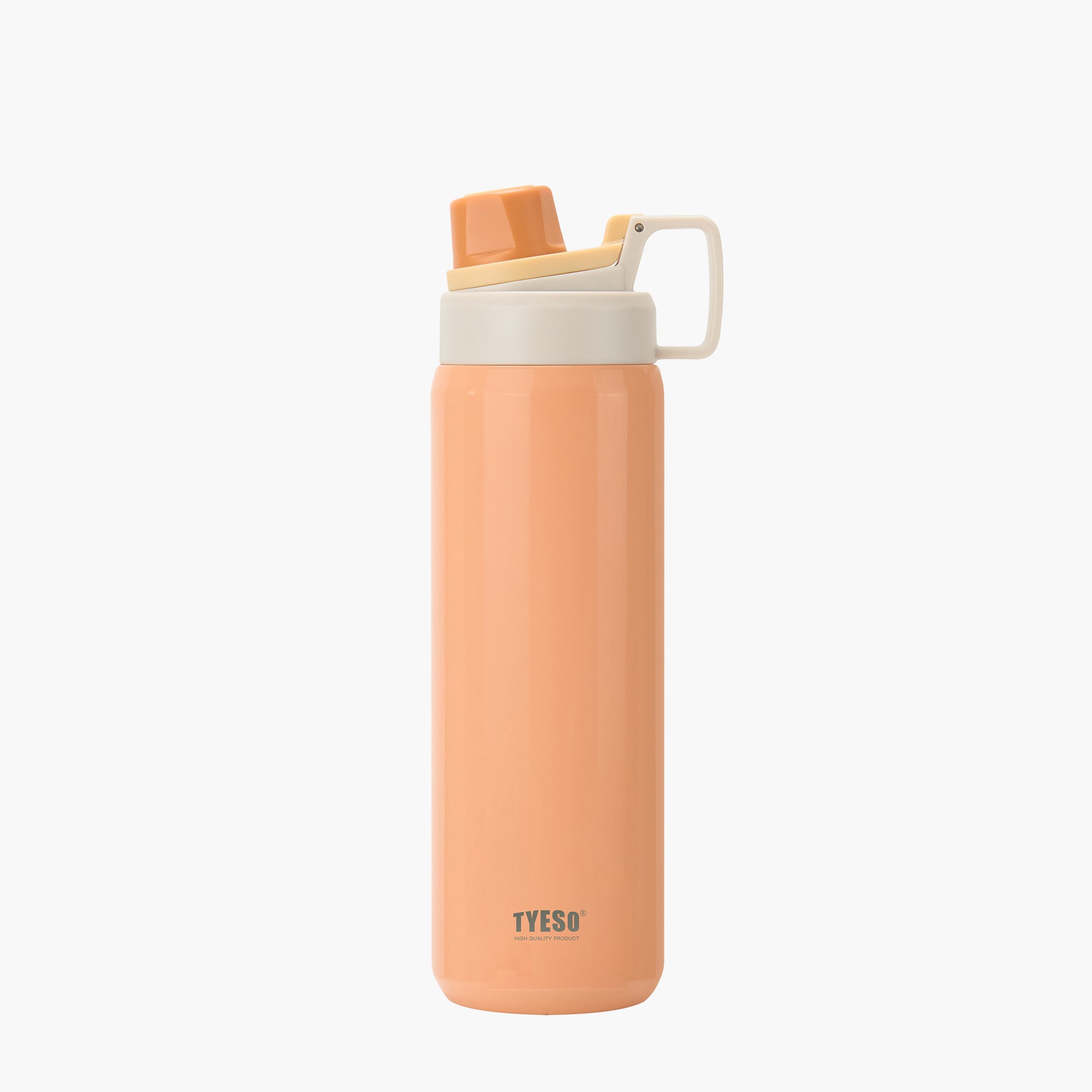 TYESO FIZZ Sports Bottle with Handle in Orange, 30 oz – carry handle detail #color_orange