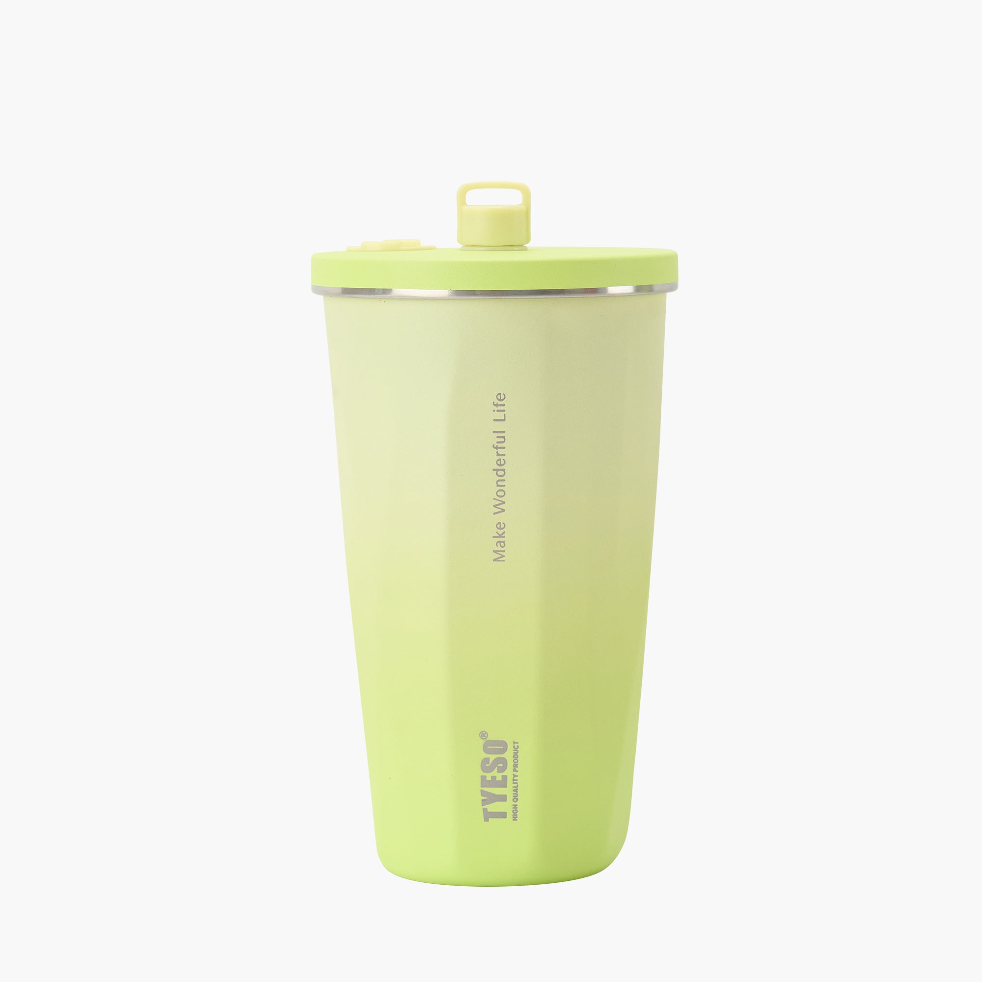 TYESO FLAIR 2.0 Retractable Straw Tumbler in Yellow, 20 oz – straw detail #color_yellow