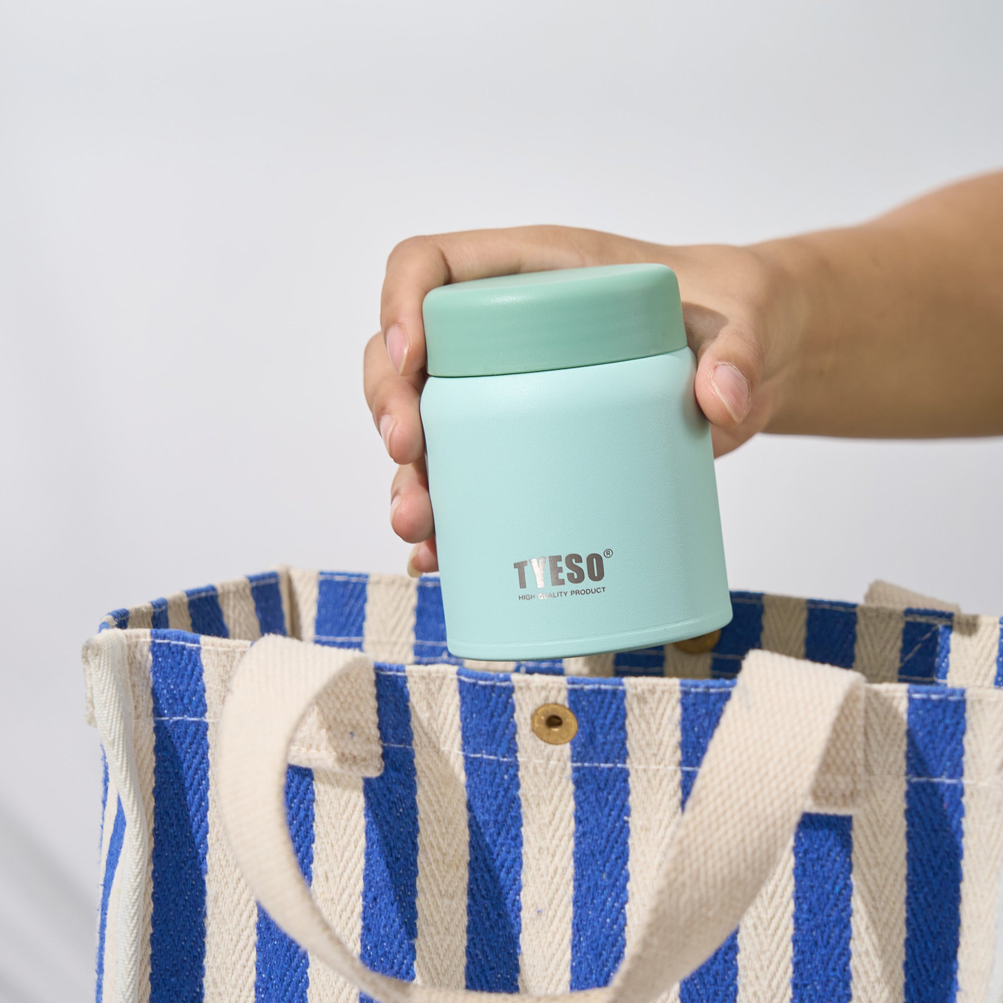 TYESO MELLOW Insulated Food Jar in Green #color_green