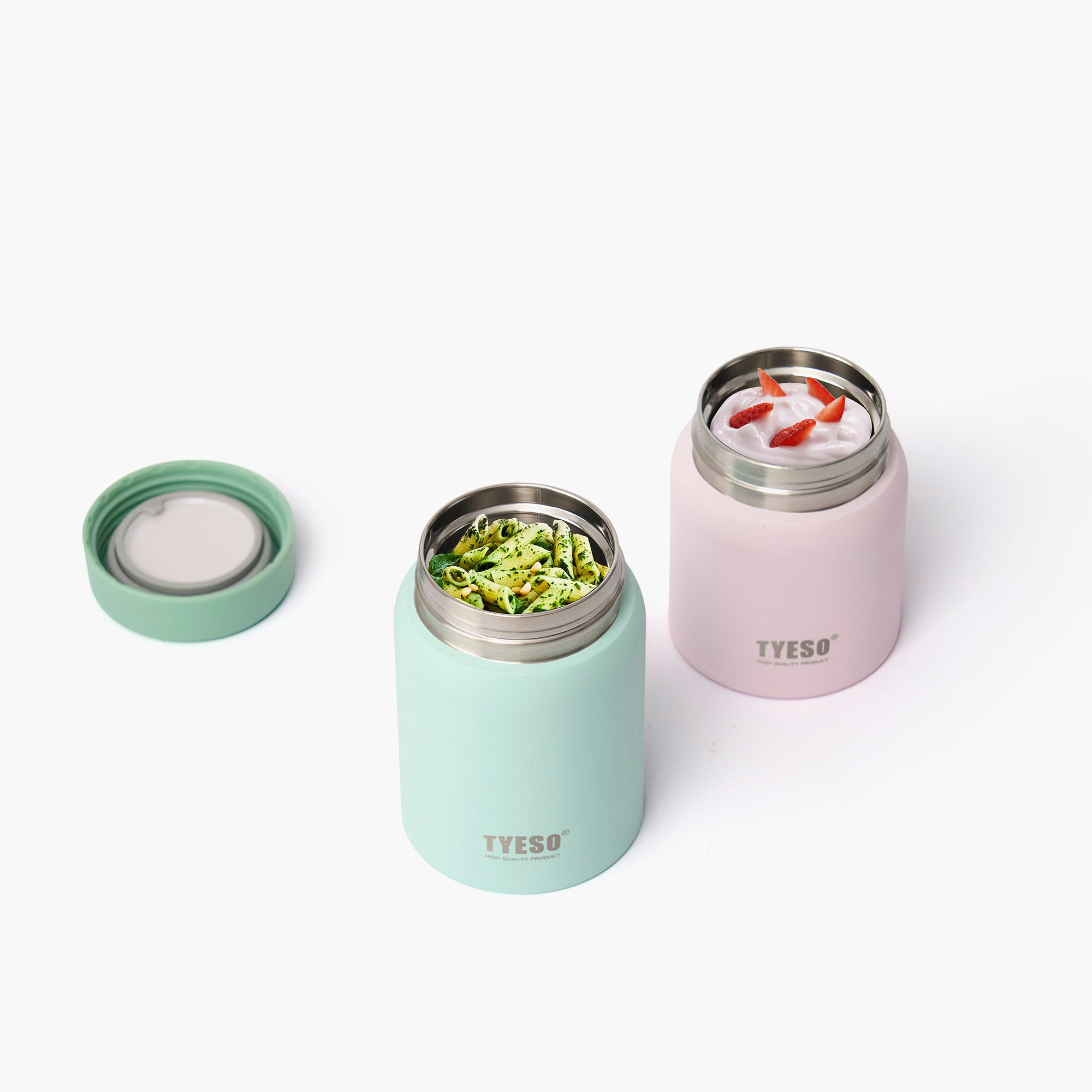 TYESO MELLOW Insulated Food Jar in Green #color_green