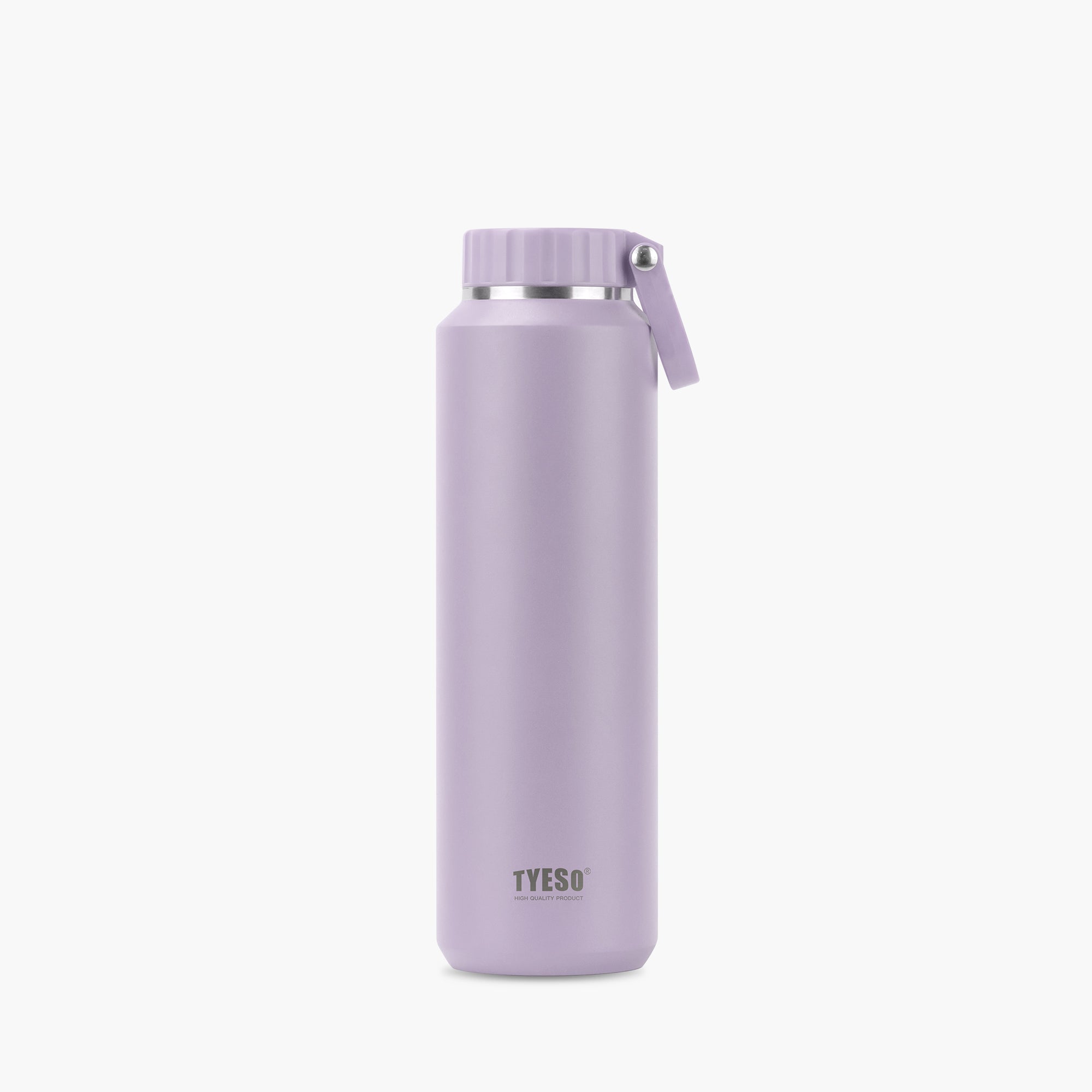 Front view of the purple 24 oz TYESO MESA insulated sports water bottle #color_purple