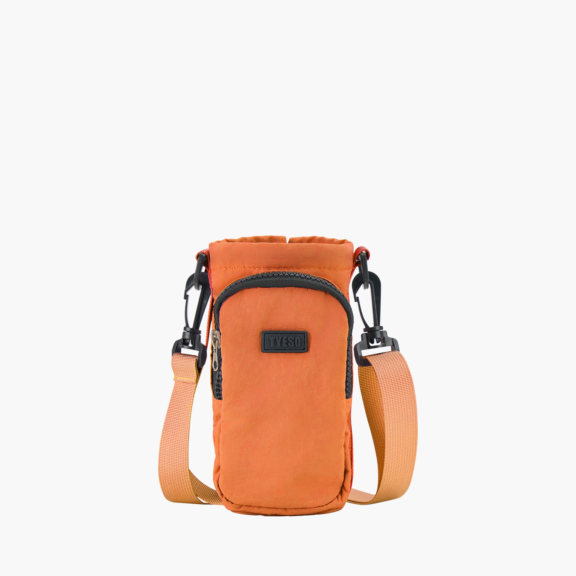 TYESO Multi-Use Bottle Pouch in Orange – dimensions #color_orange