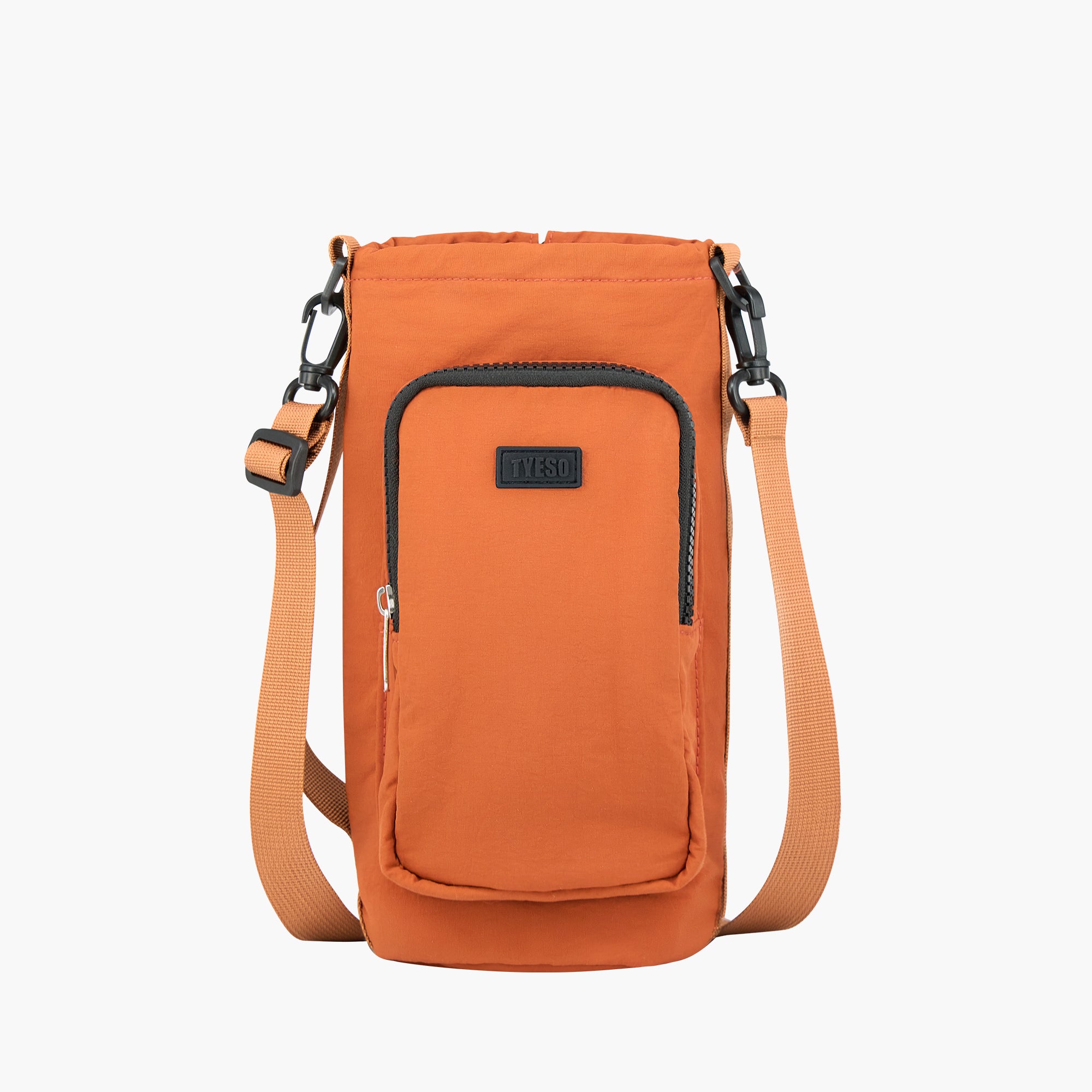 TYESO Multi-Use Bottle Pouch in Orange – dimensions #color_orange