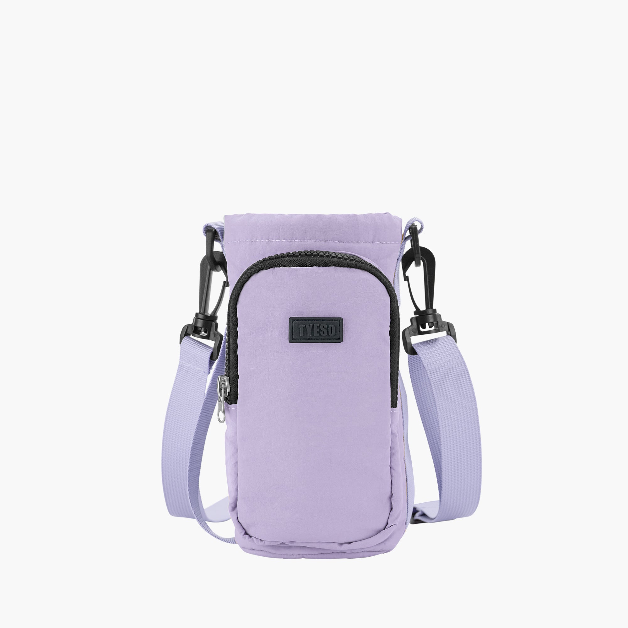 TYESO Multi-Use Bottle Pouch in Purple – dimensions #color_purple