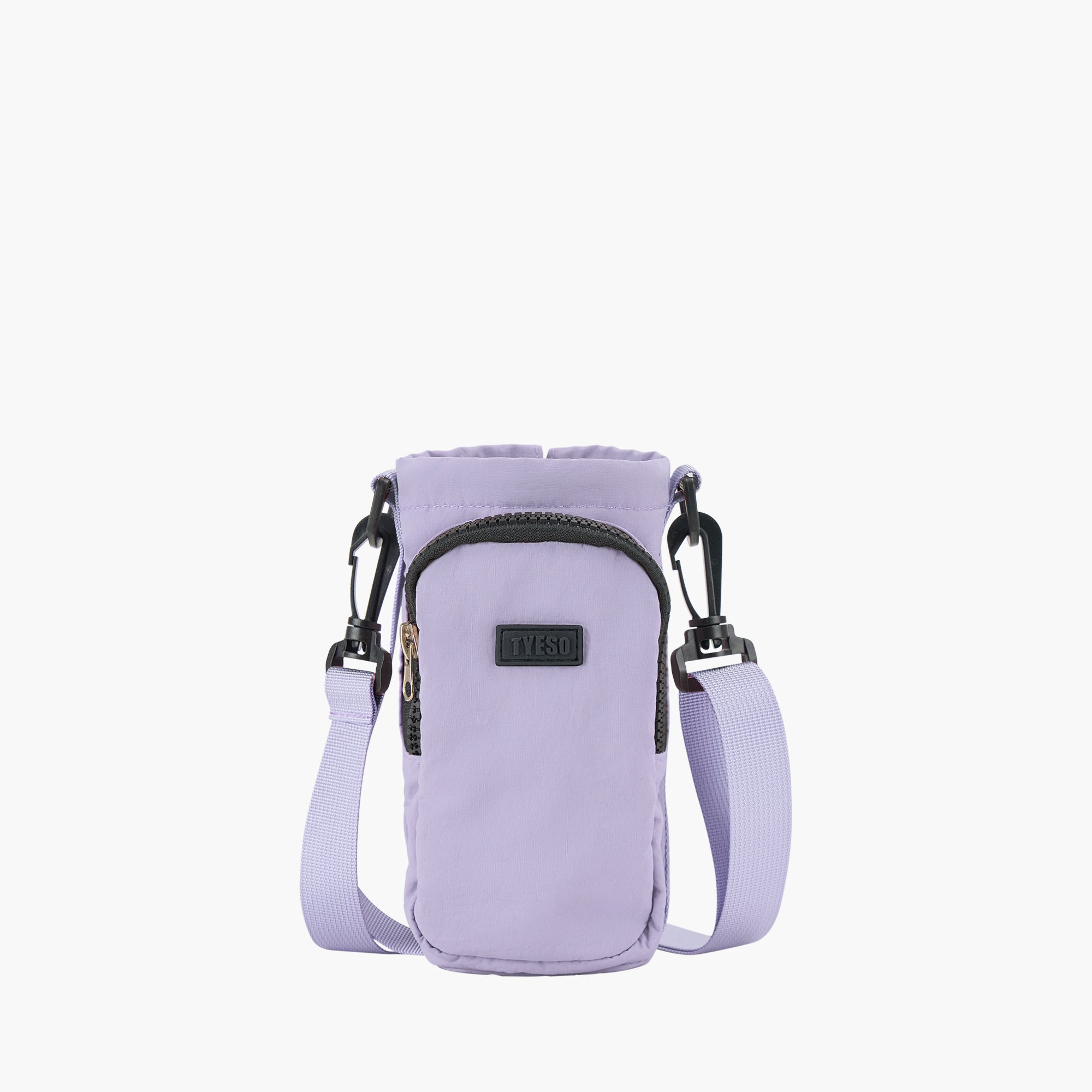 TYESO Multi-Use Bottle Pouch in Purple – dimensions #color_purple