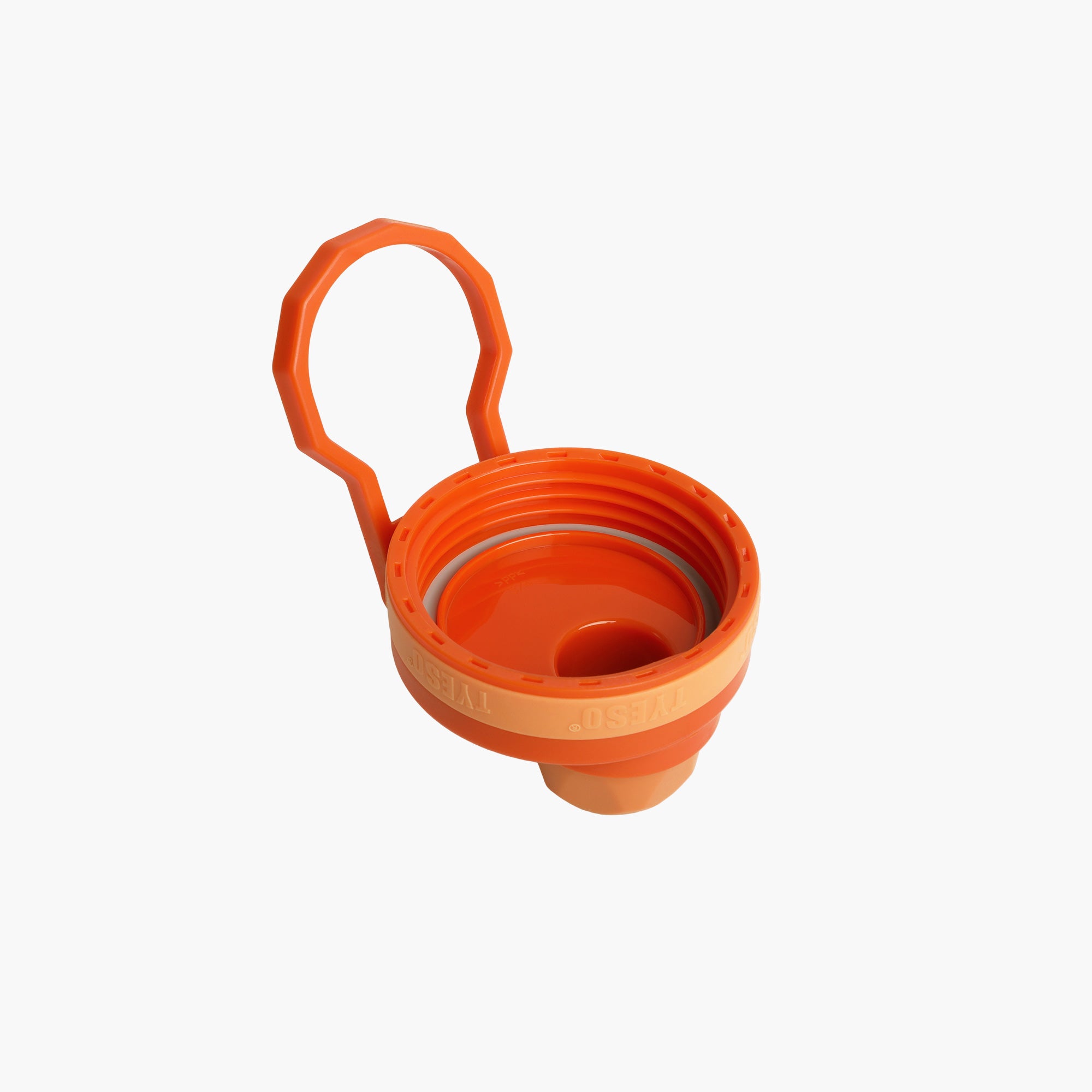 TYESO Replacement Lid for AERIS REVIVE Sports Bottle in Orange – lid detail #color_orange