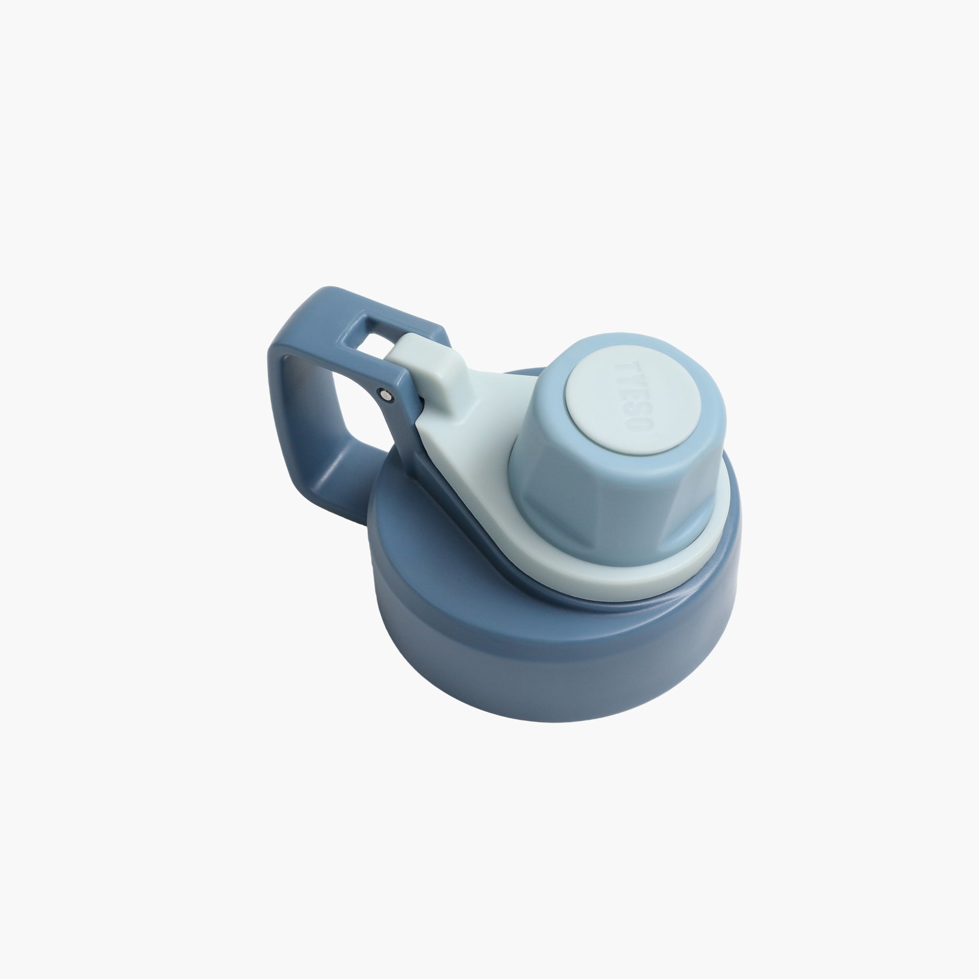 TYESO Replacement Lid for FIZZ Sports Bottle in Blue – lid detail #color_blue