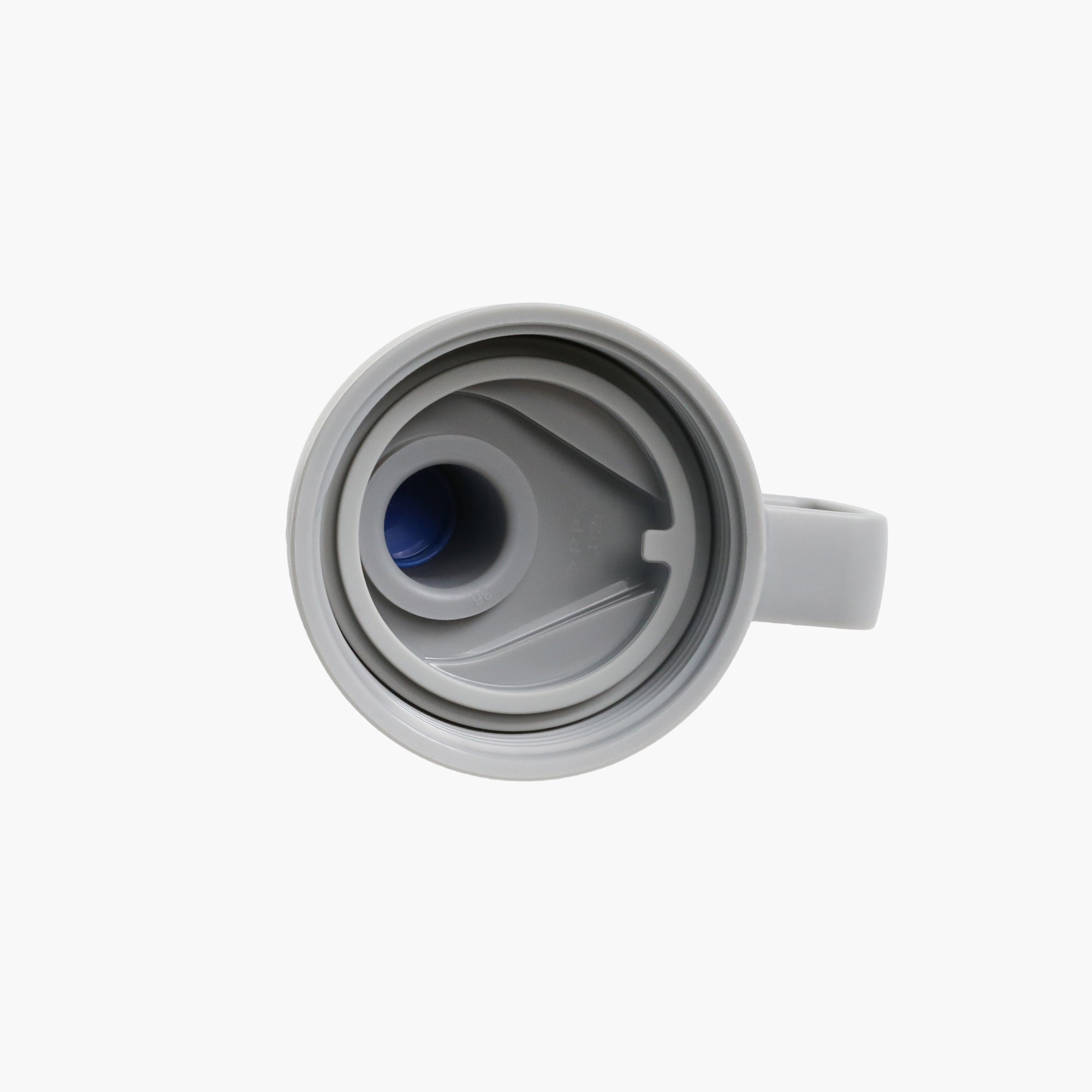 TYESO Replacement Lid for FIZZ Sports Bottle in Gray – lid detail #color_gray