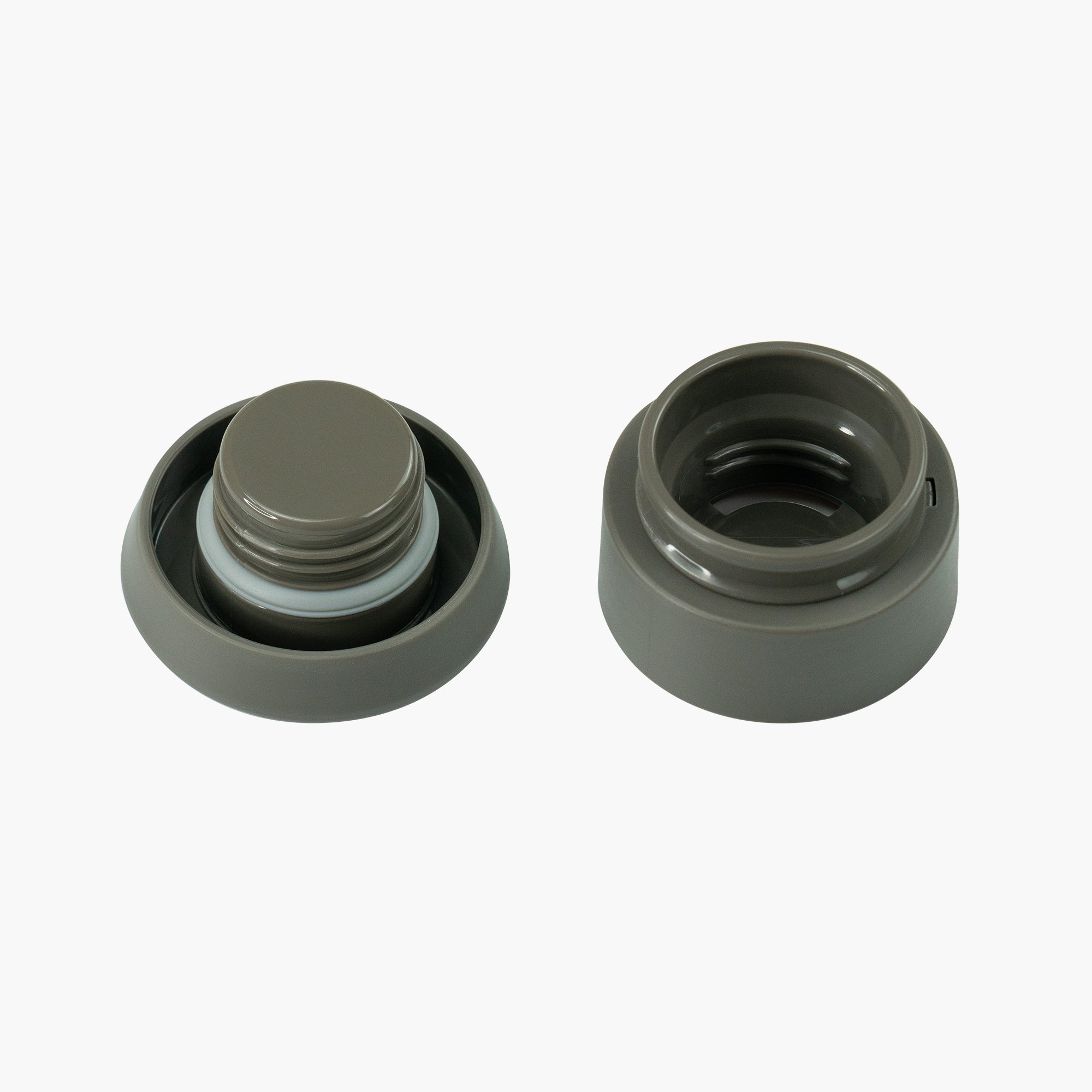 TYESO Replacement Lid for LYRA Vacuum Bottle in Mocha – lid detail #color_mocha