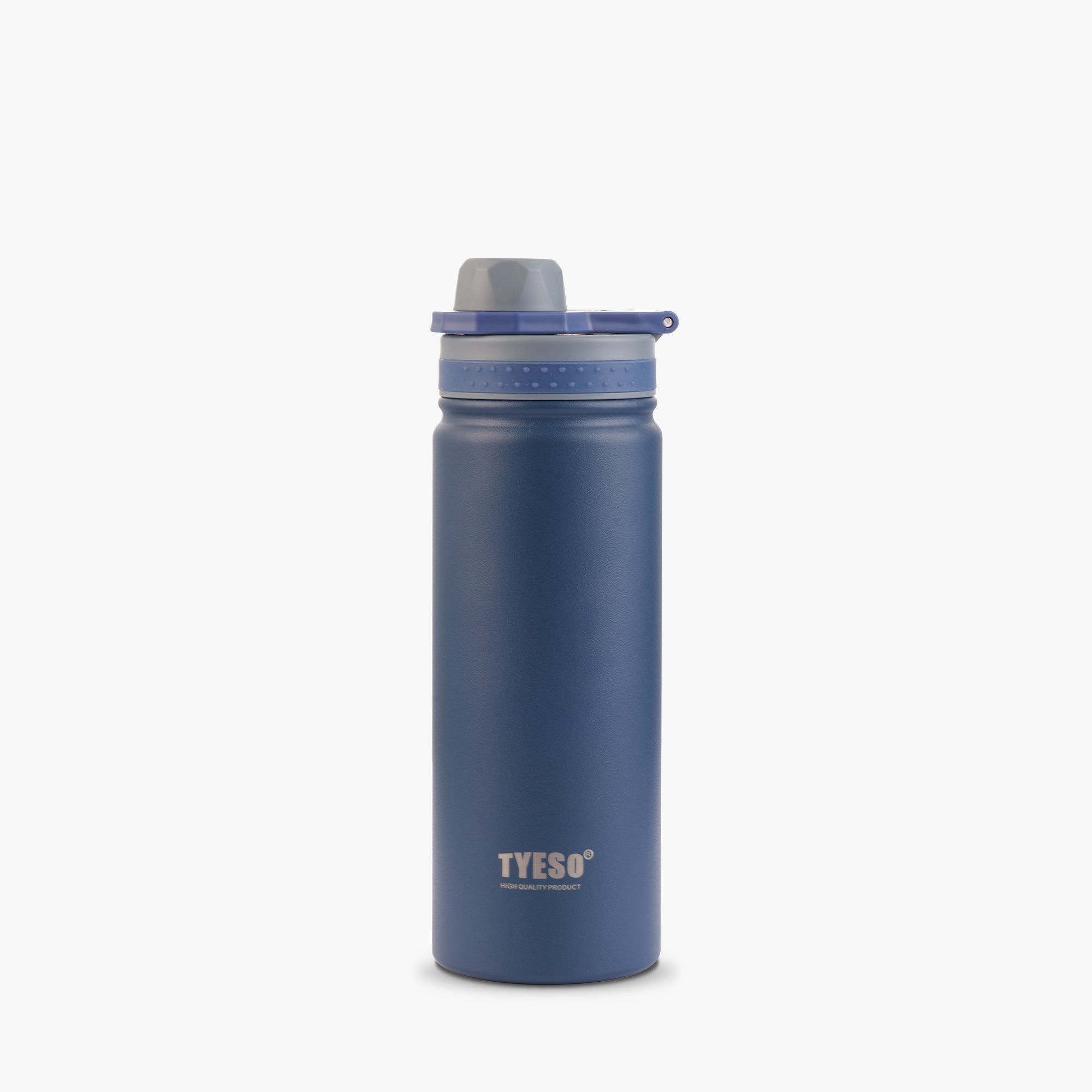 TYESO REVIVE Sports Bottle with Foldable Handle in Blue, 20 oz – carry handle detail #color_blue
