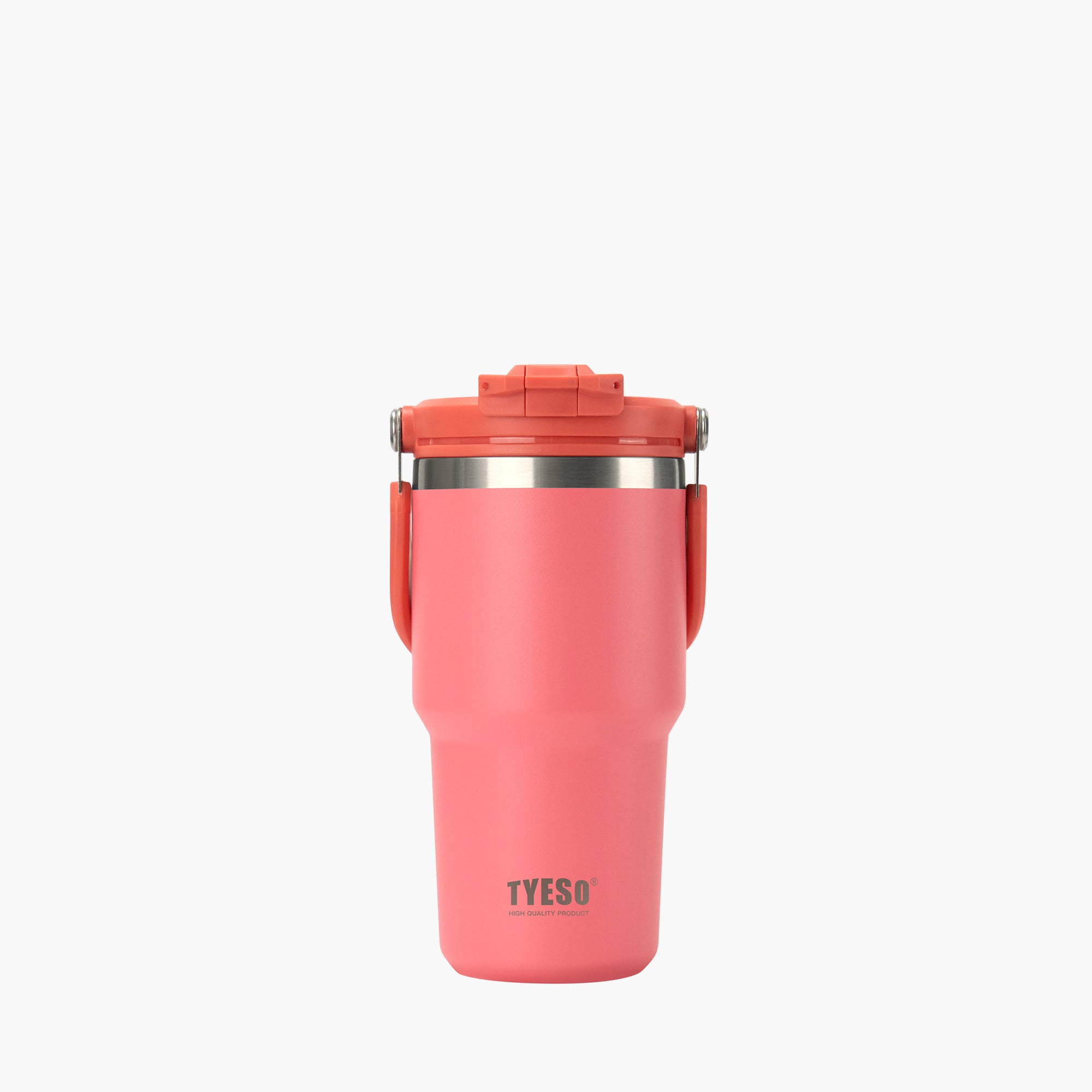 TYESO ROAM 2.0 Straw Tumbler in Dark Pink, 20 oz – lid detail #color_dark pink