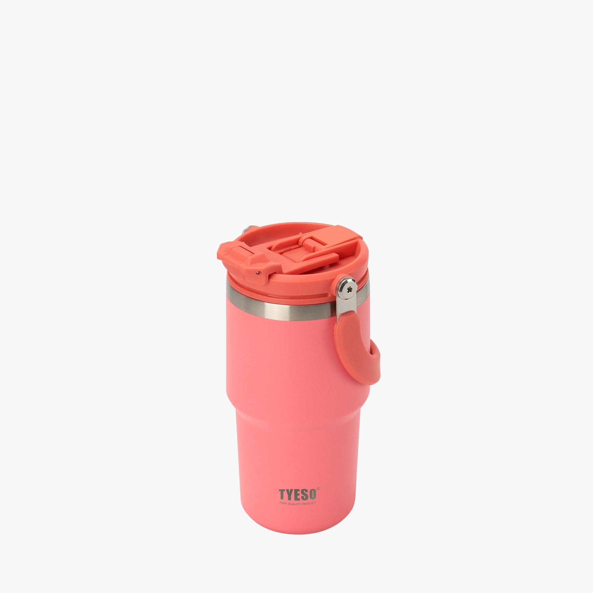 TYESO ROAM 2.0 Straw Tumbler in Dark Pink, 20 oz – lid detail #color_dark pink