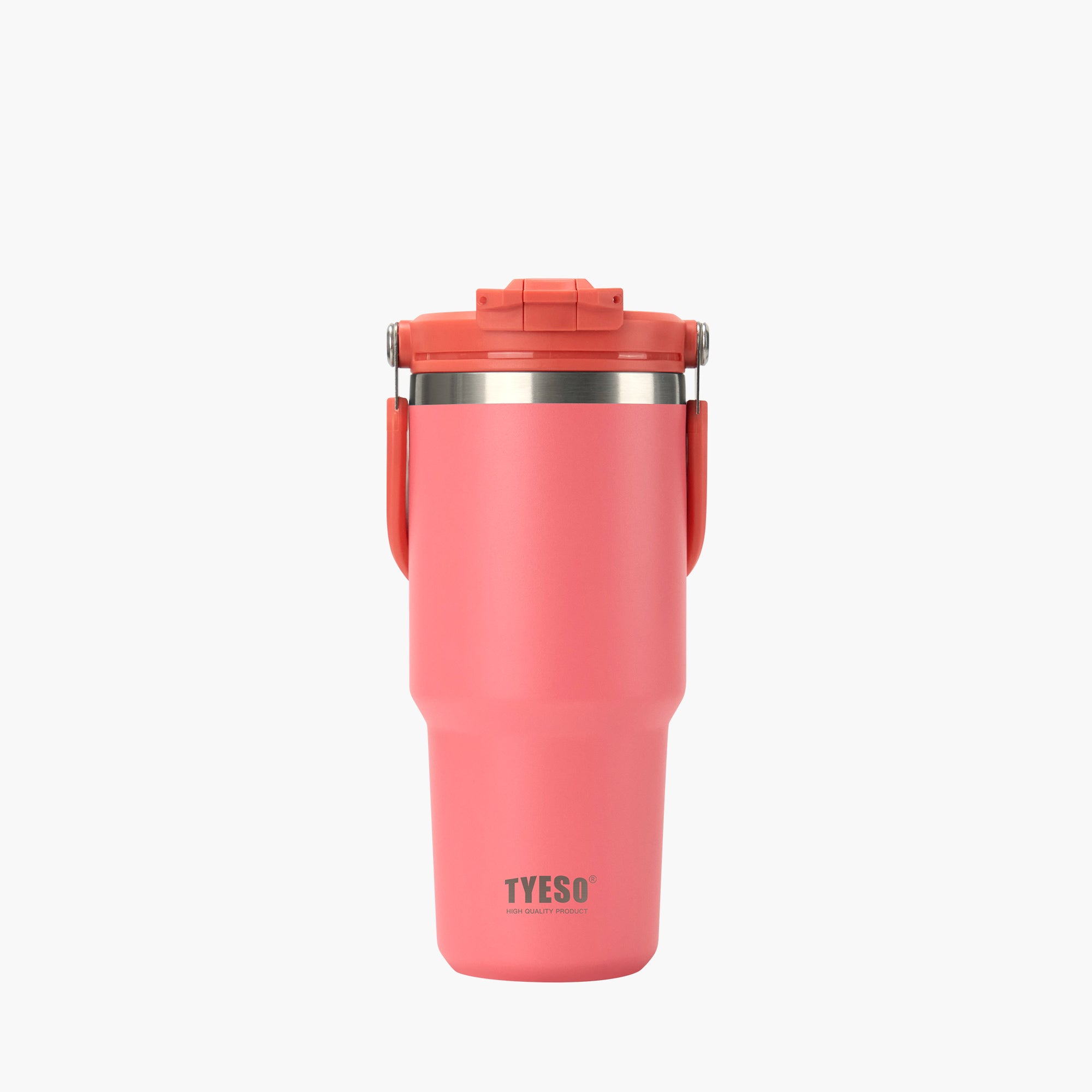 TYESO ROAM 2.0 Straw Tumbler in Dark Pink, 25 oz – lid detail #color_dark pink