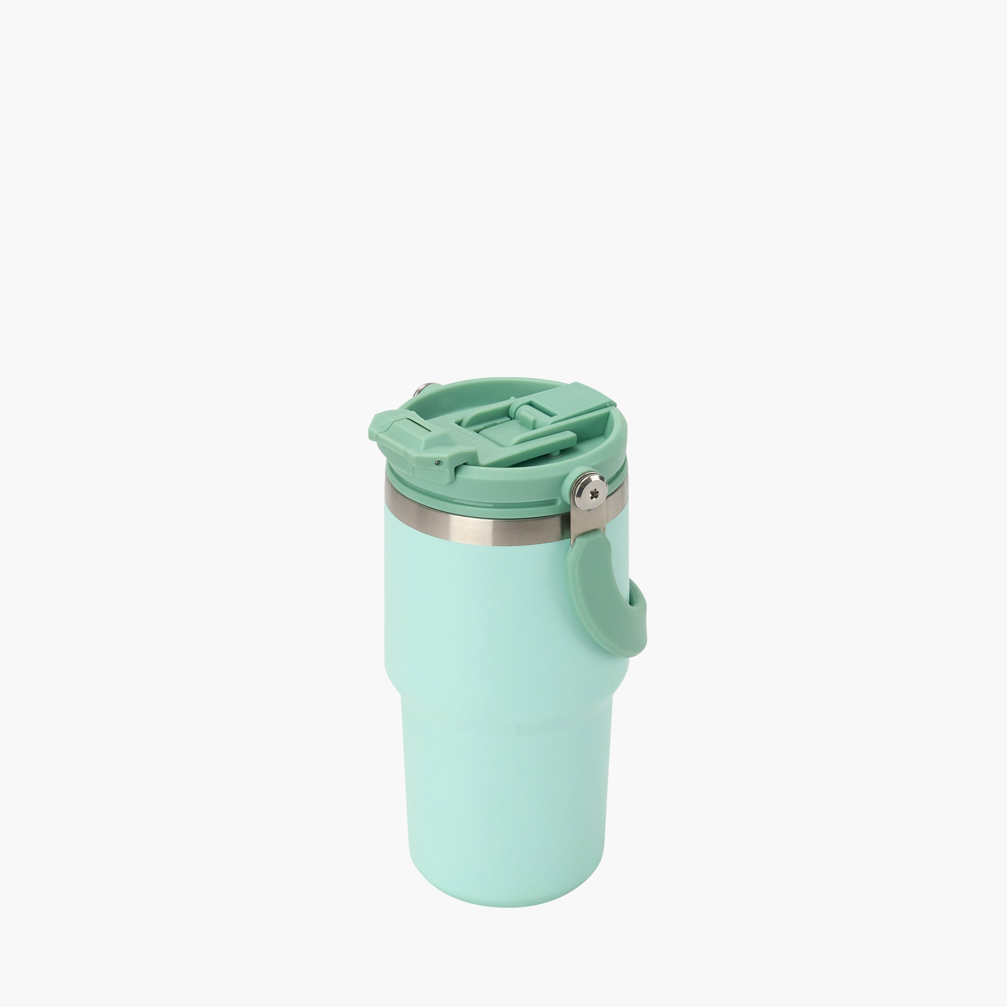 TYESO ROAM 2.0 Straw Tumbler in Green, 20 oz – lid detail #color_green