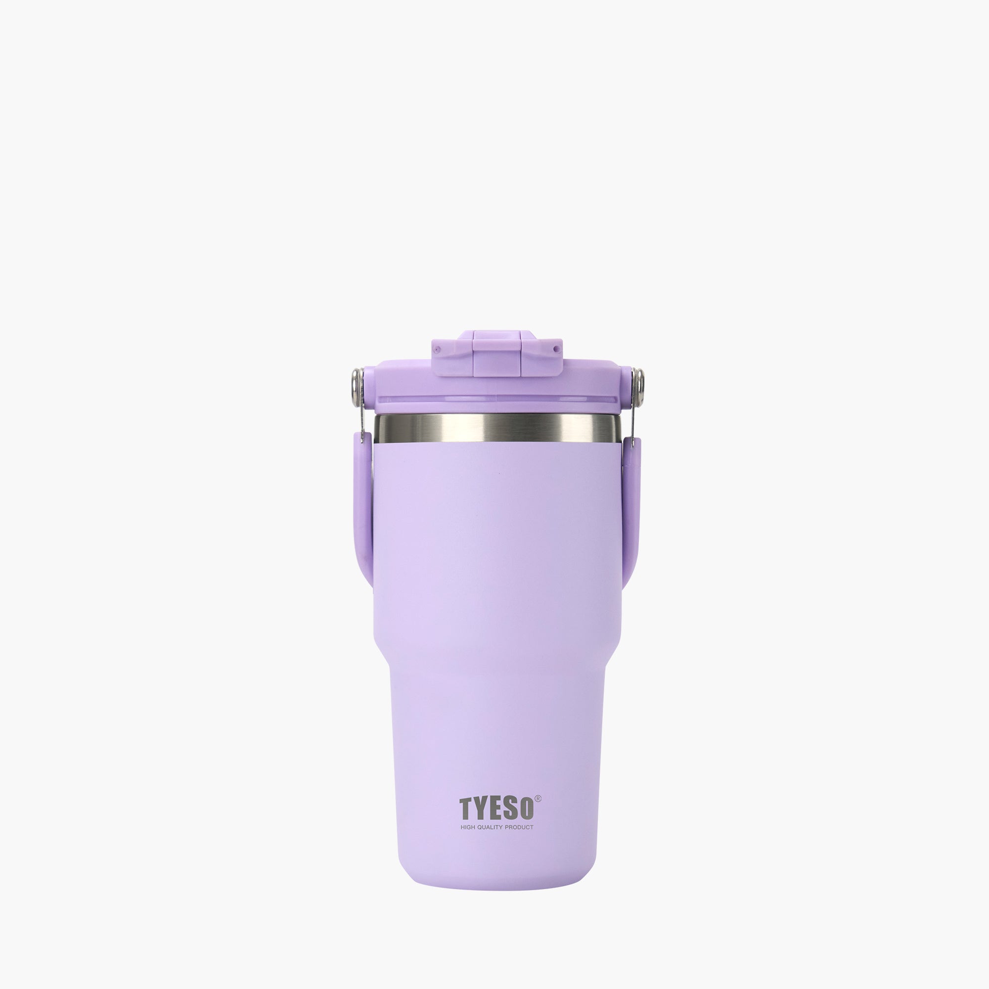 TYESO ROAM 2.0 Straw Tumbler in Purple, 20 oz – lid detail #color_purple