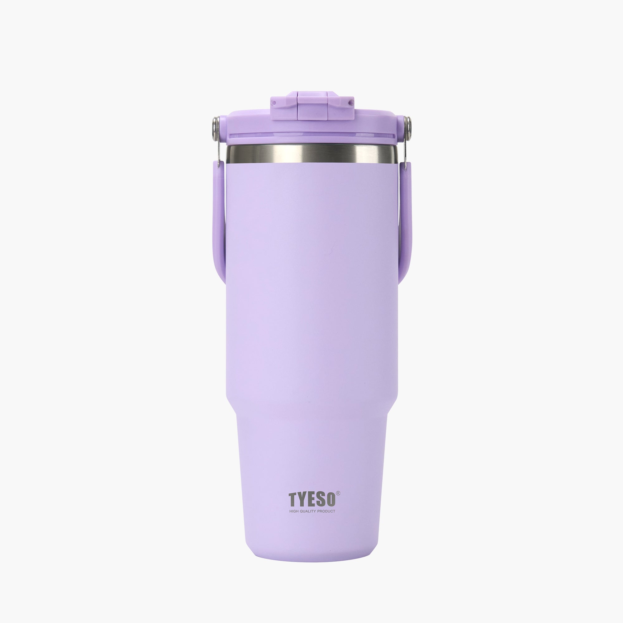 TYESO ROAM 2.0 Straw Tumbler in Purple, 40 oz – lid detail #color_purple