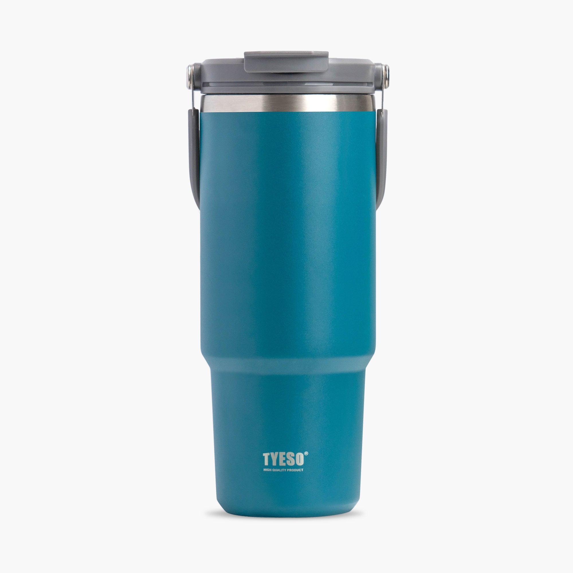 TYESO ROAM Straw Tumbler in Blue, 40 oz – lid detail #color_blue