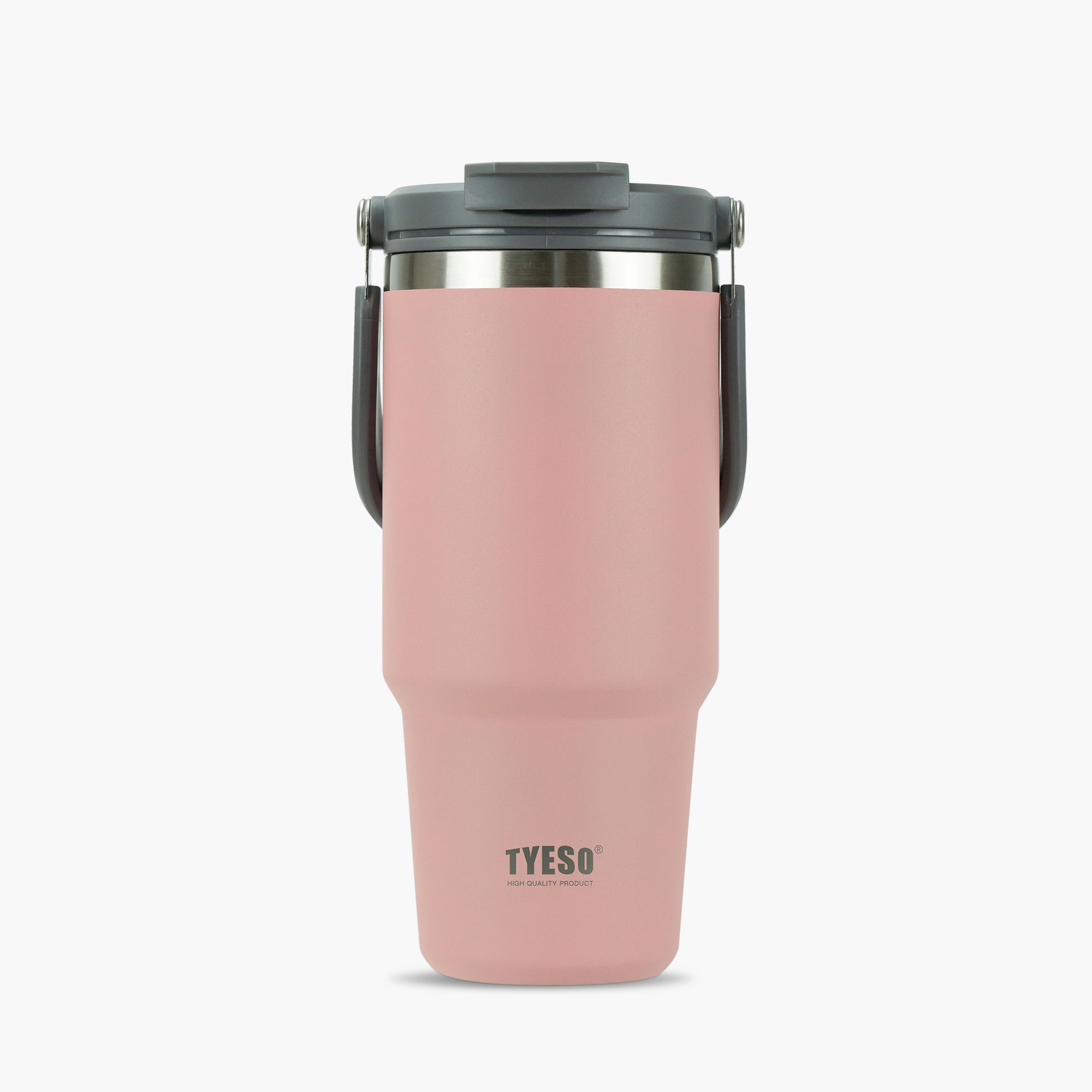 TYESO ROAM Straw Tumbler in Pink, 35 oz – lid detail #color_pink