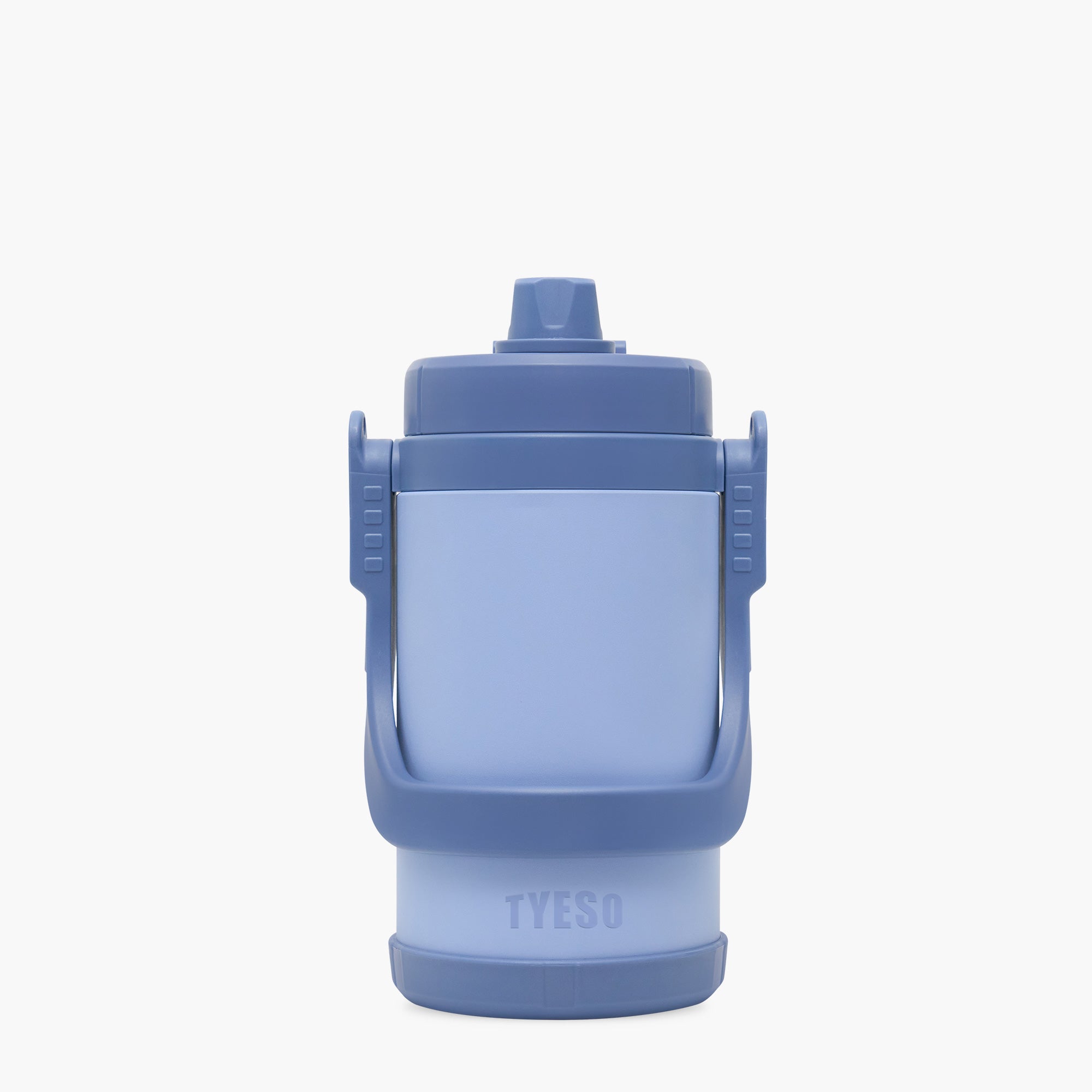 TYESO STOCK 2000 ml blue sports bottle front view #color_blue