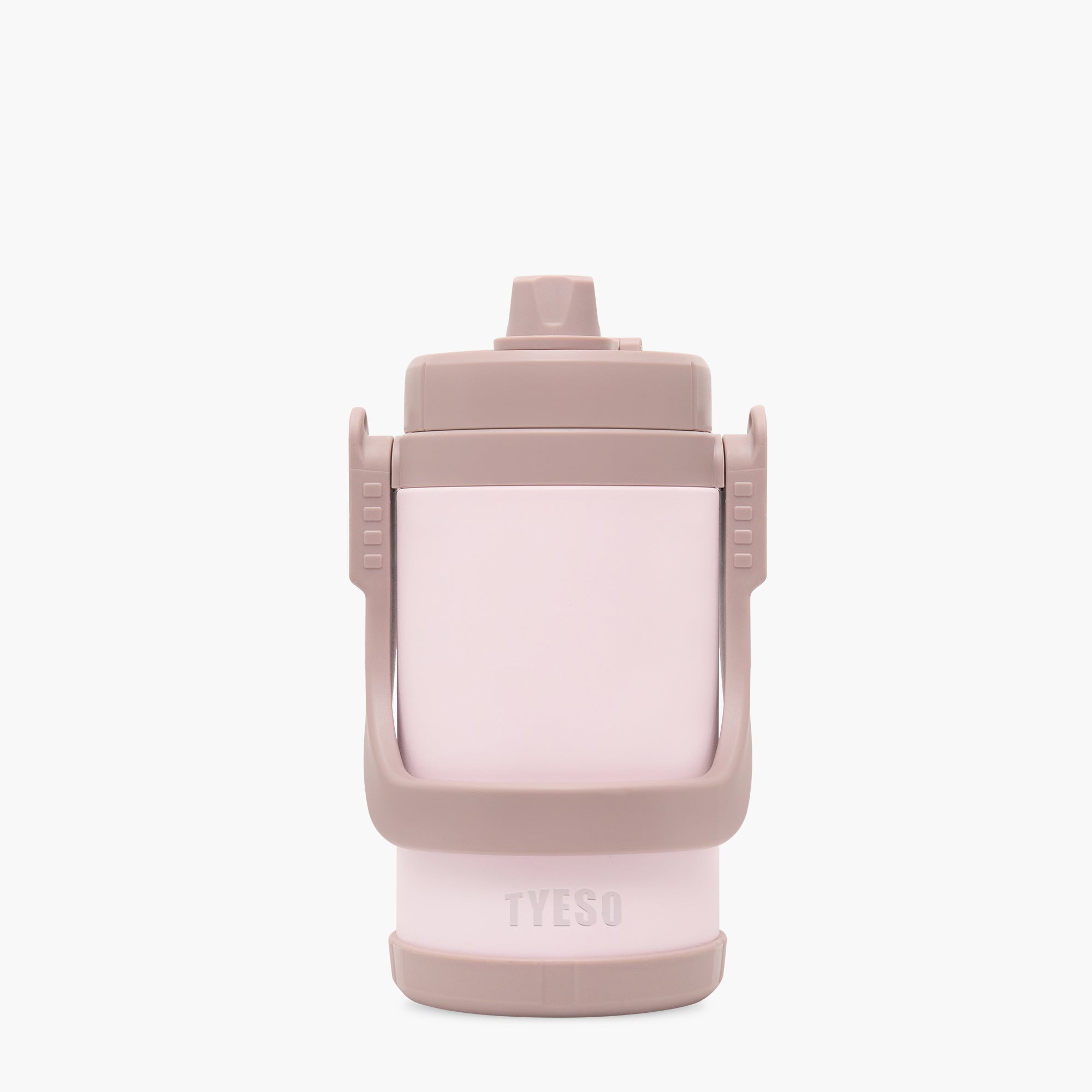TYESO STOCK 2000 ml pink sports bottle front view #color_pink